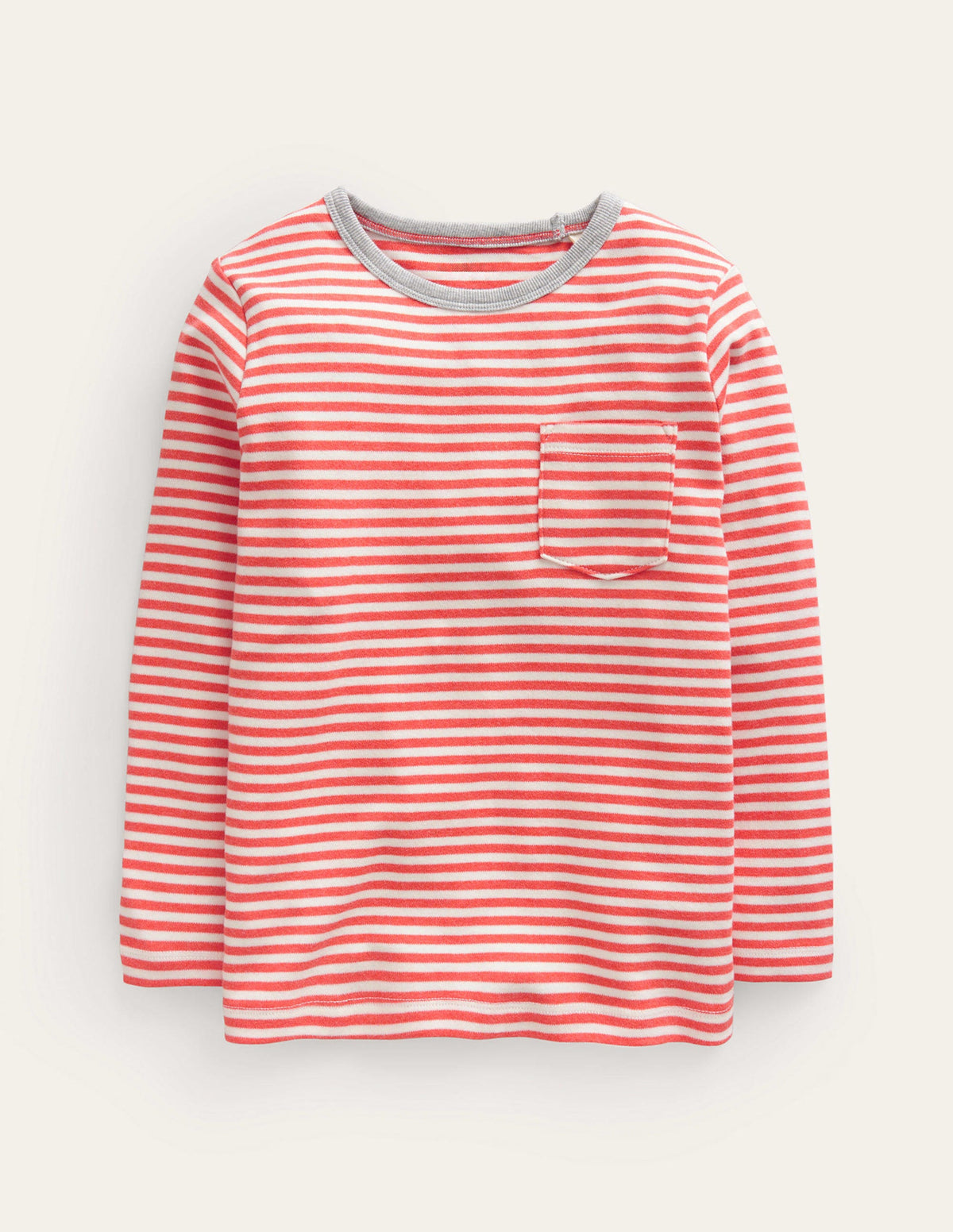 Cosy Brushed Top-Jam Red/Ivory - Image 1