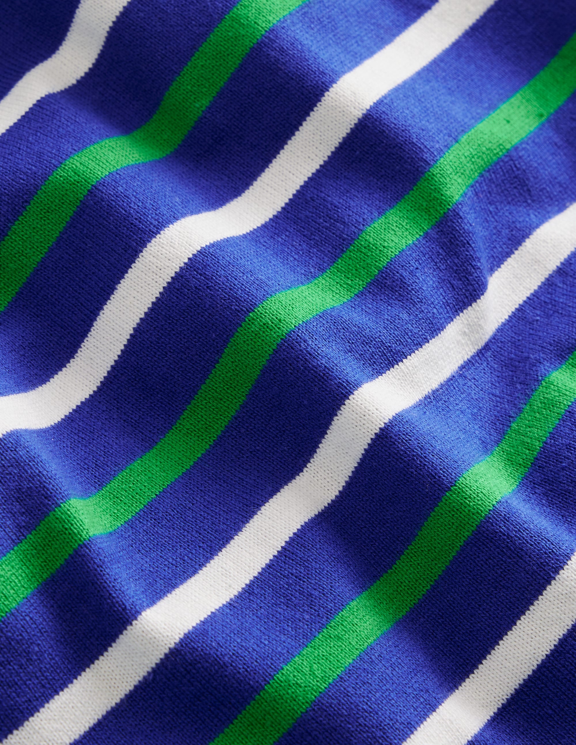 Mariner T-shirt-Sapphire Blue /Runner Bean - Image 3