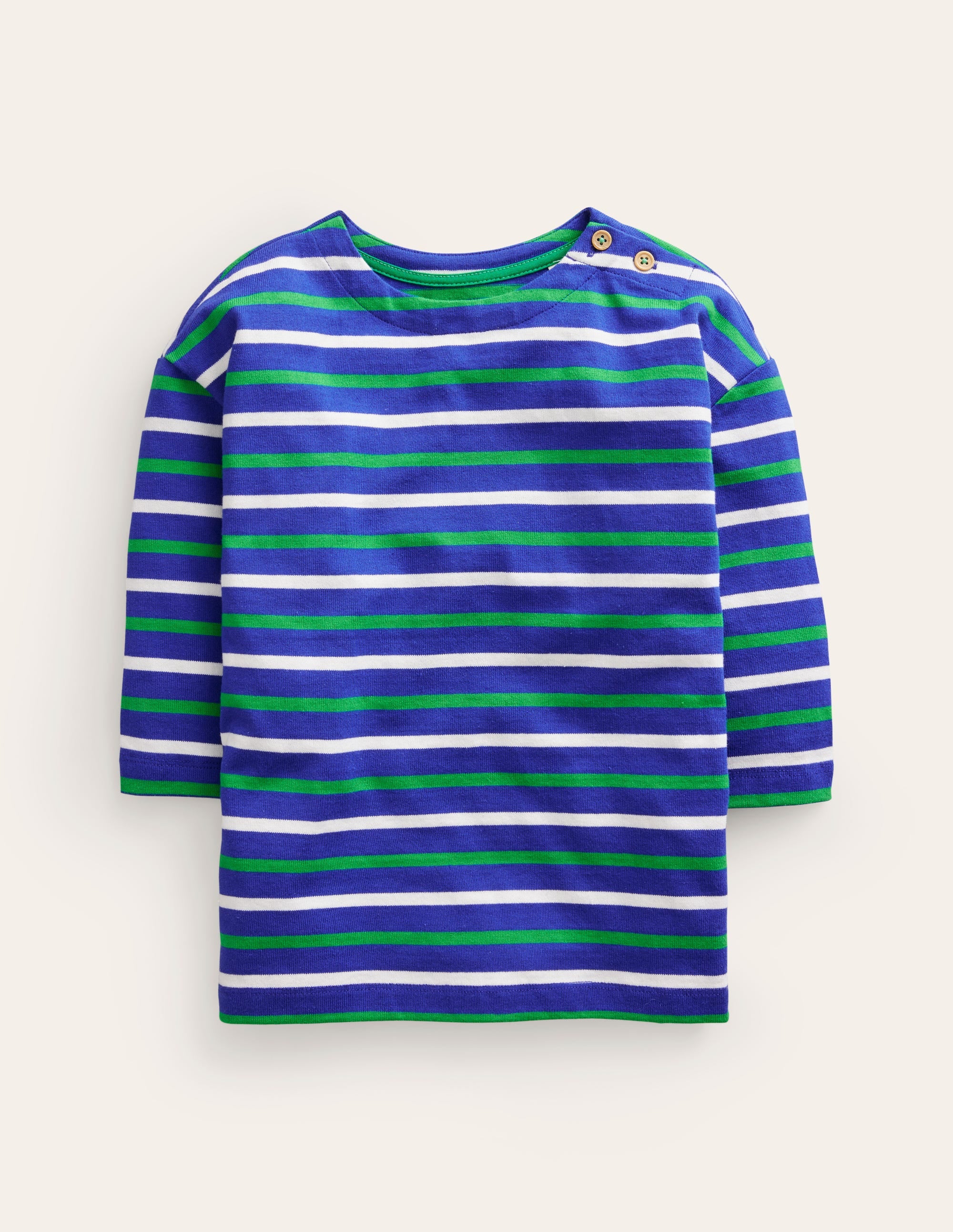 Mariner T-shirt-Sapphire Blue /Runner Bean - Image 1