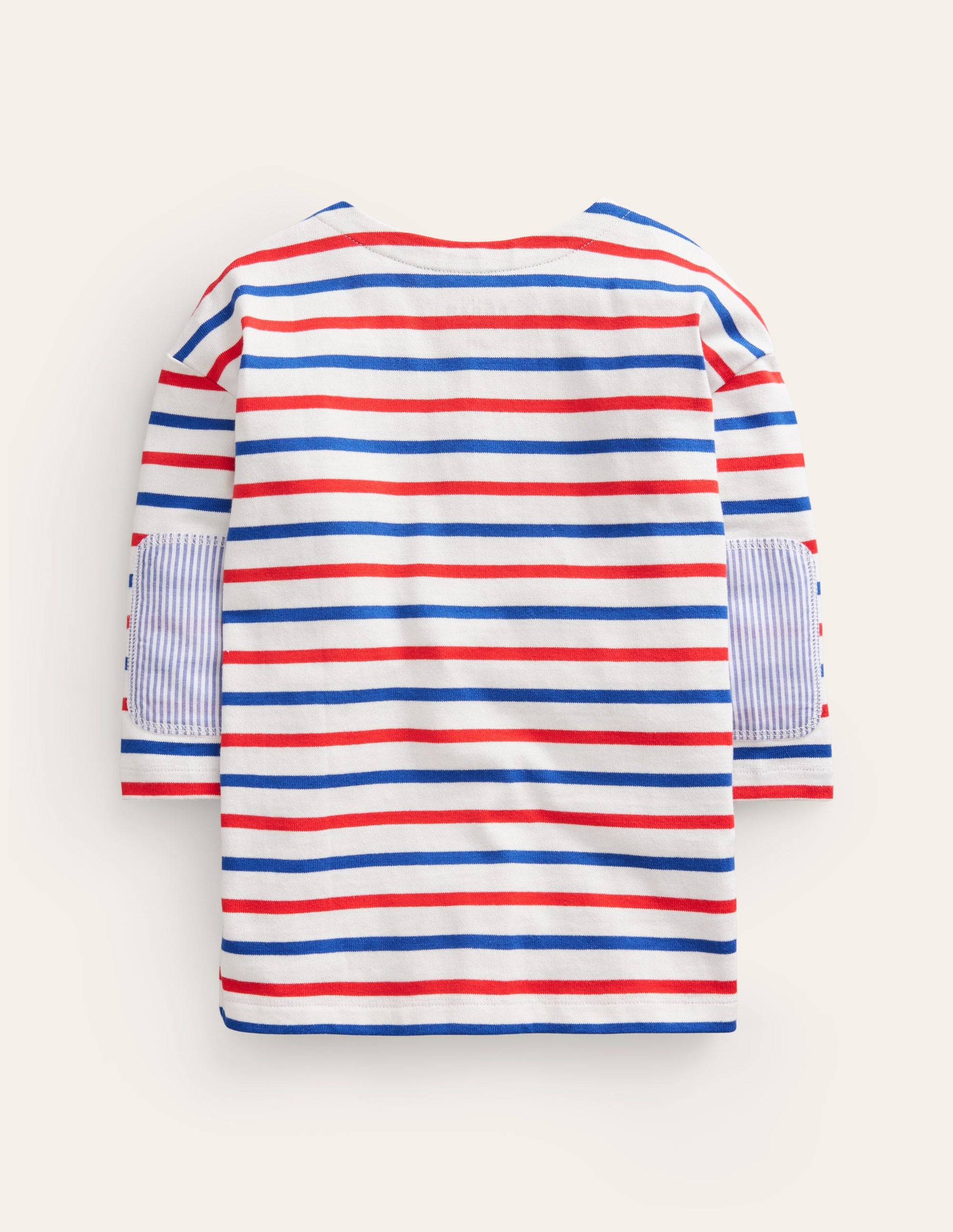 Mariner T-shirt-Sapphire Blue/ Poppy Red-2