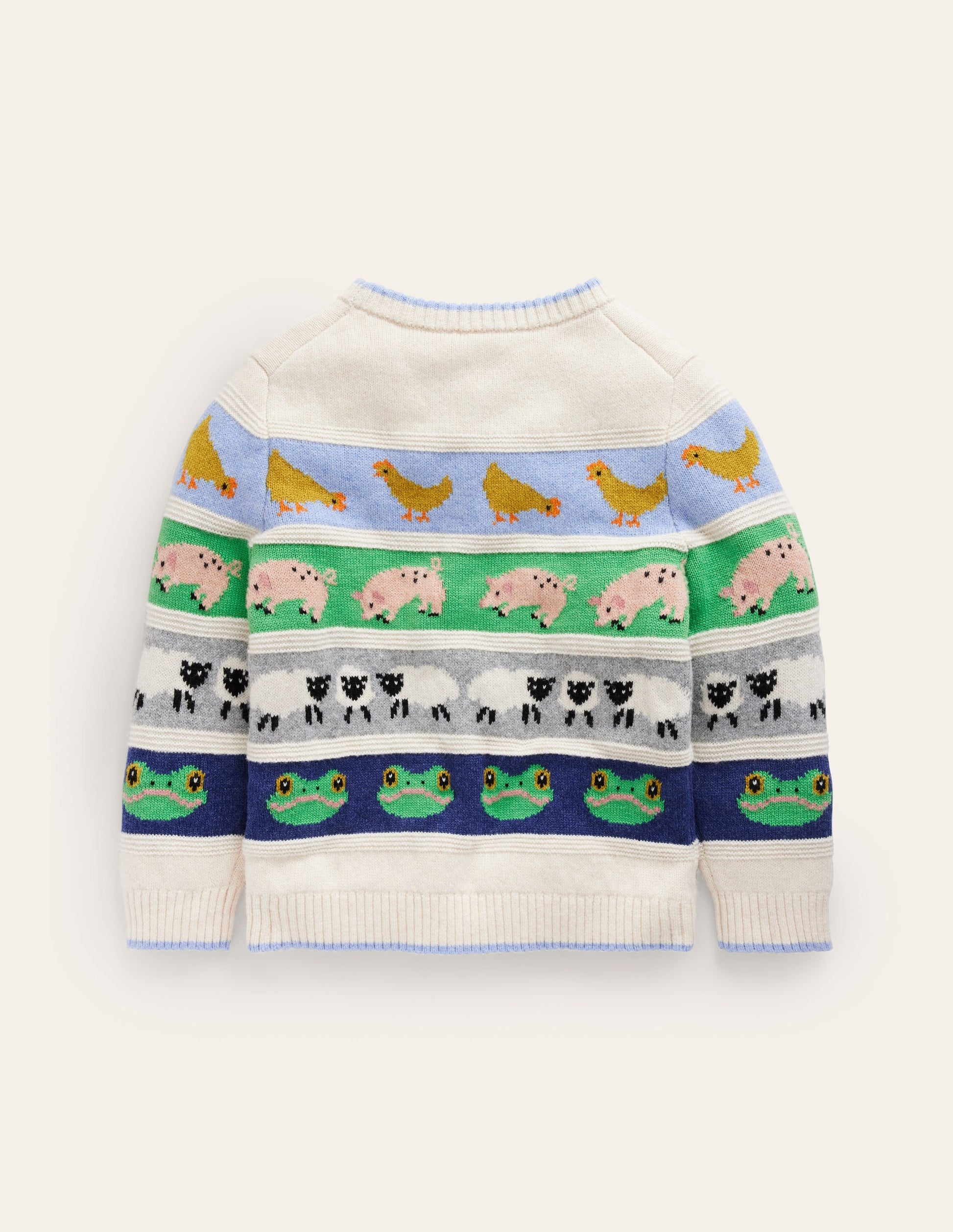 All Over Fair Isle Jumper-Easter Farm Animals-2