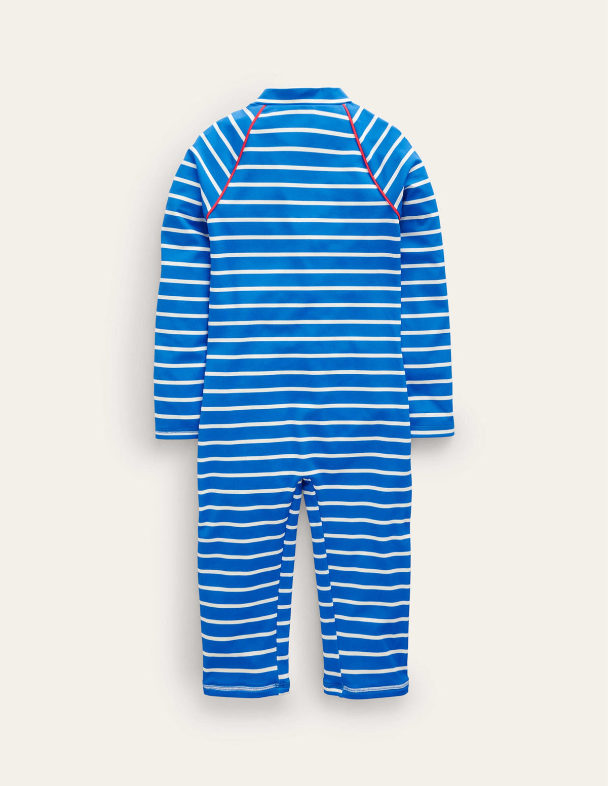 Sun Safe Surf Suit-Greek Blue and Ivory Stripe - Image 2