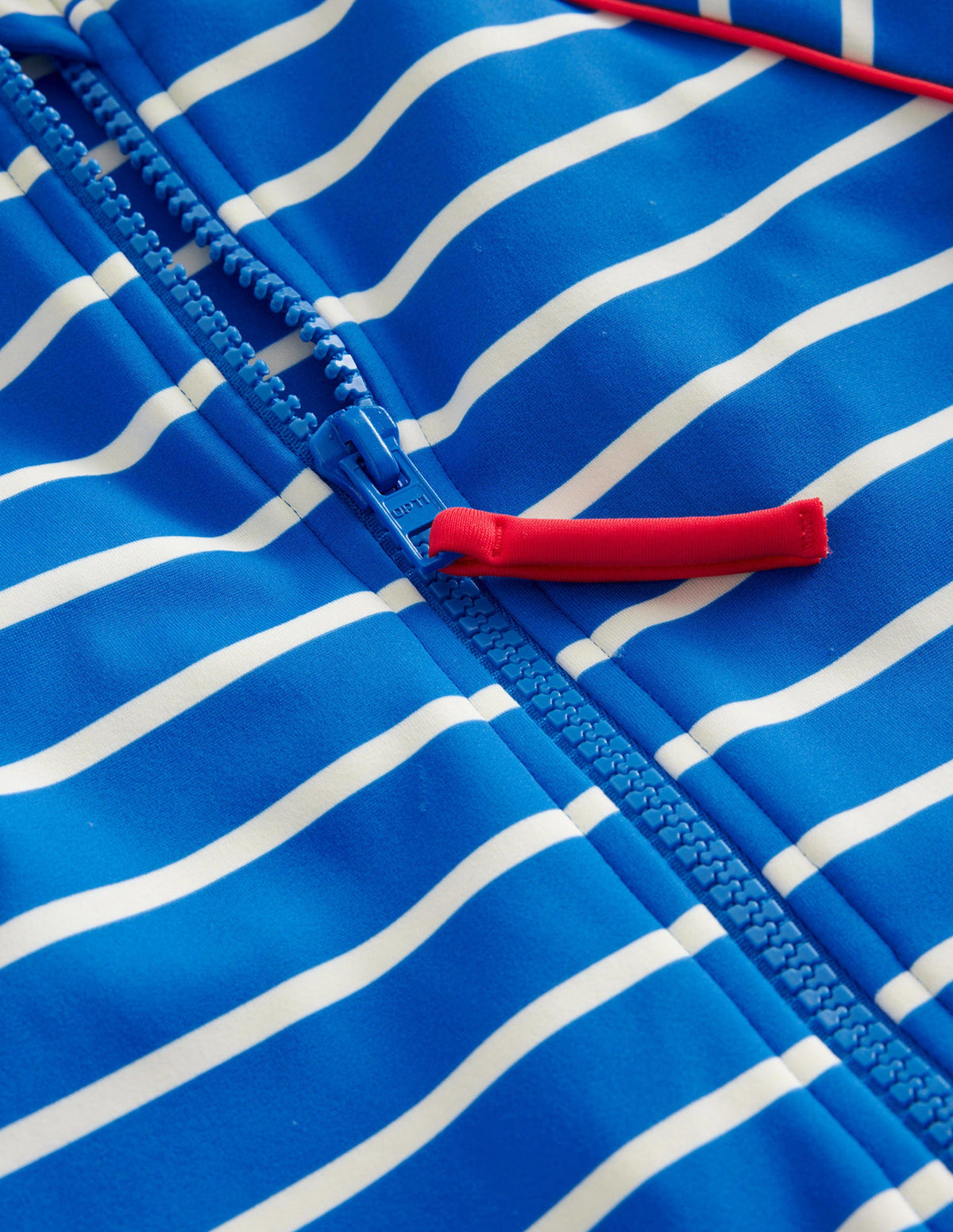Sun Safe Surf Suit-Greek Blue and Ivory Stripe - Image 3