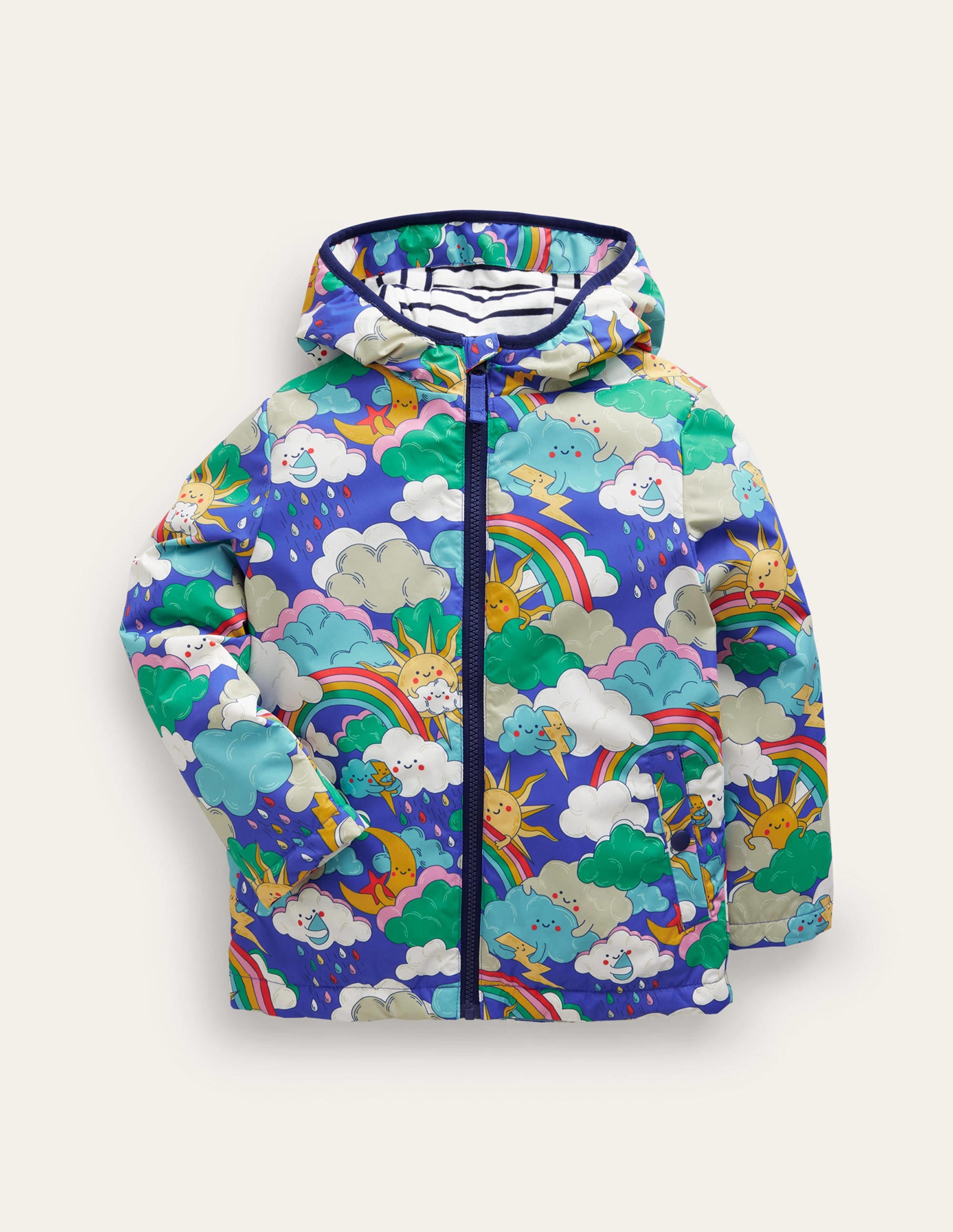 Jersey Lined Anorak-Blue Heron Mega Weather - Image 1