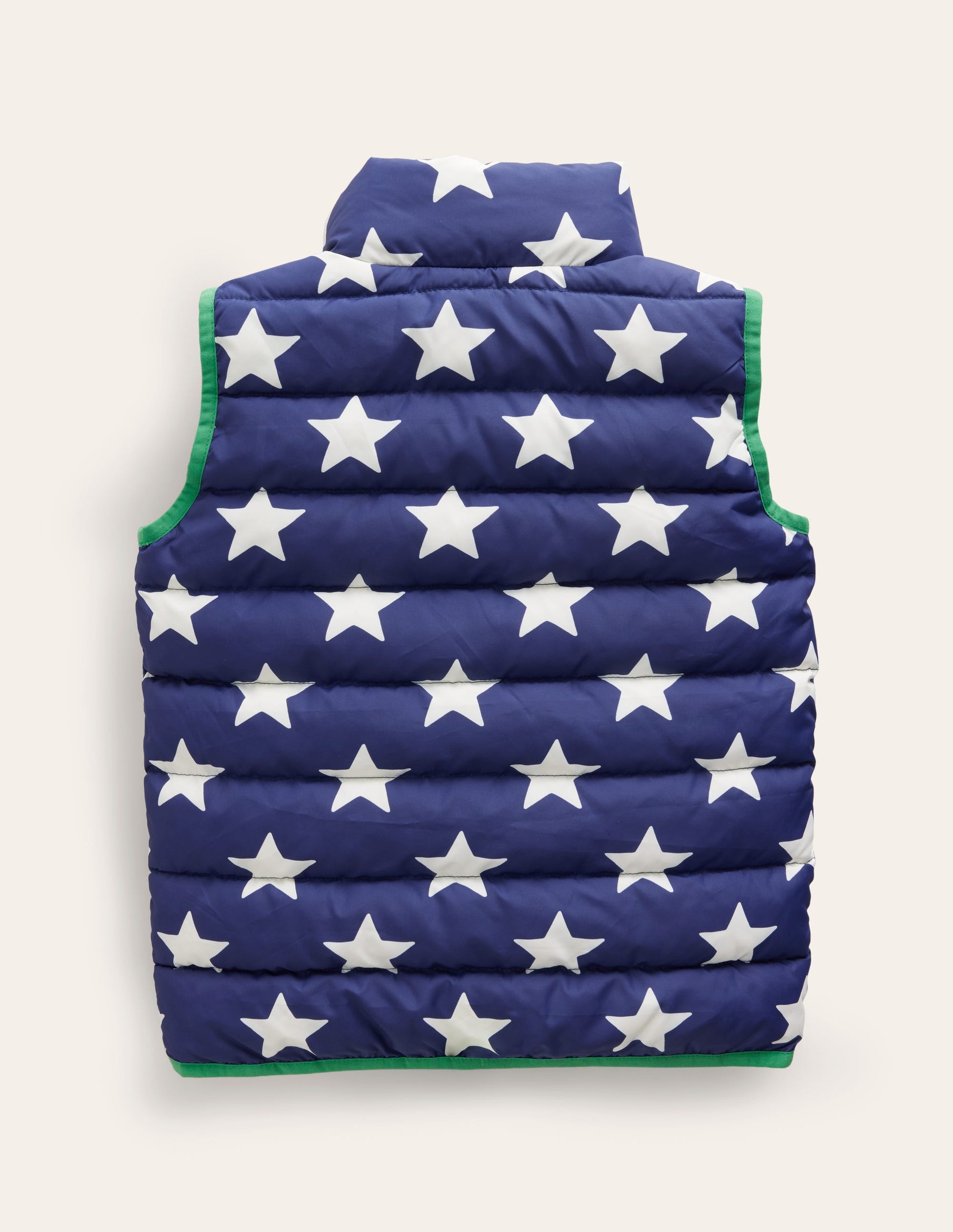 Padded Gilet-College Navy Star-2