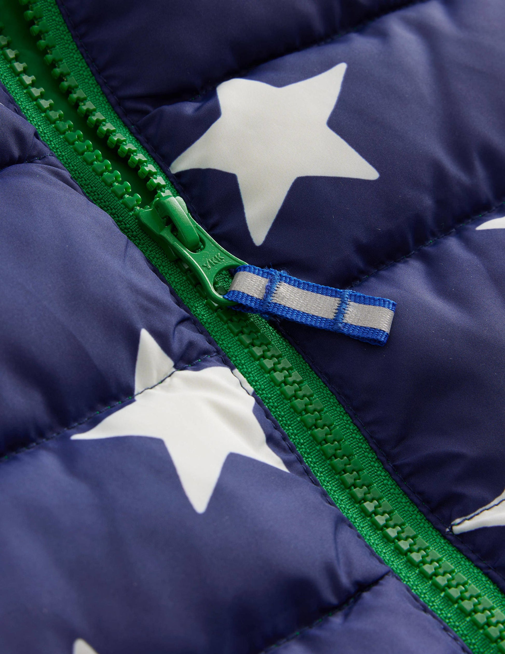 Padded Gilet-College Navy Star-3