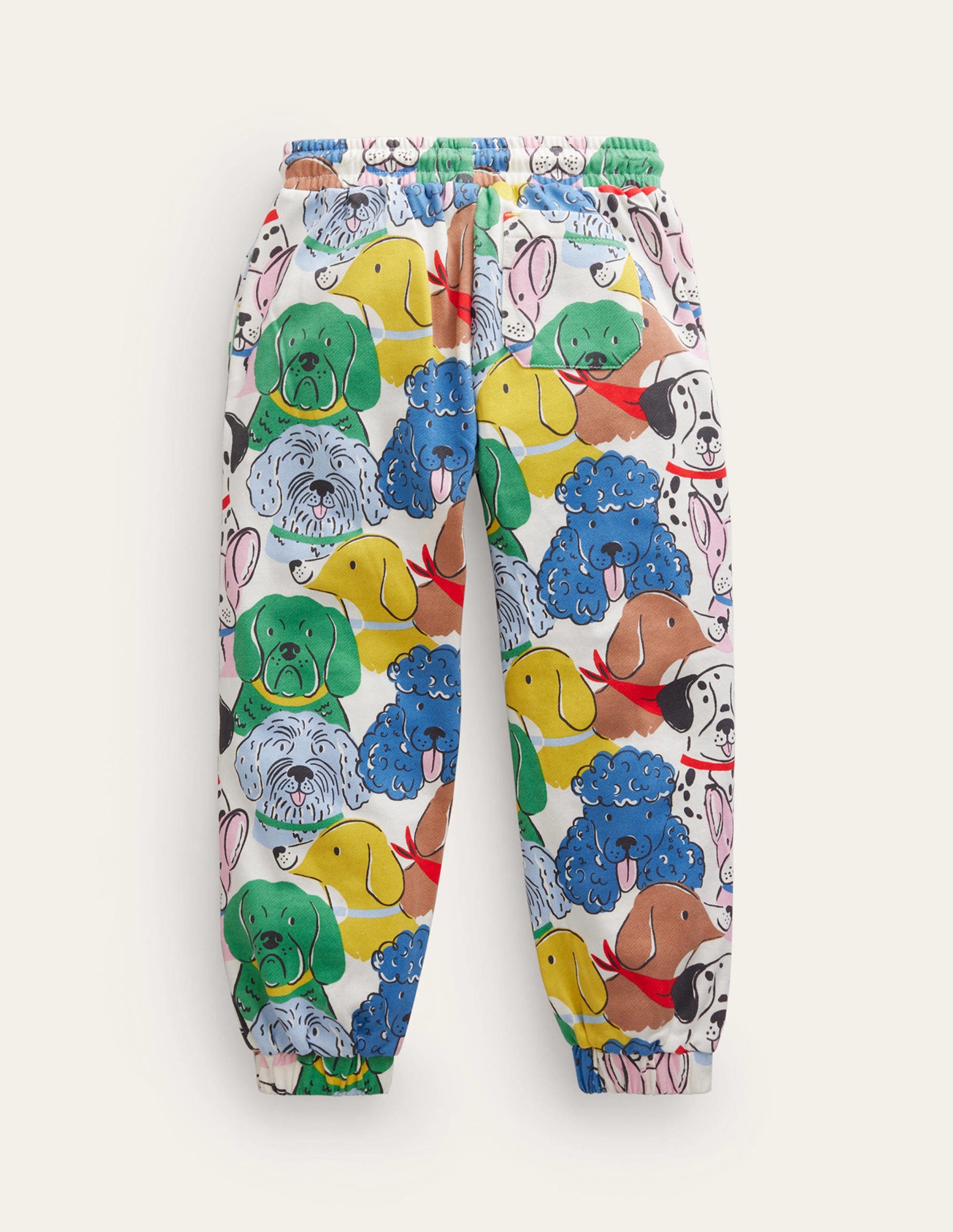 Printed Cosy Relaxed Joggers-Multi Dogs-2