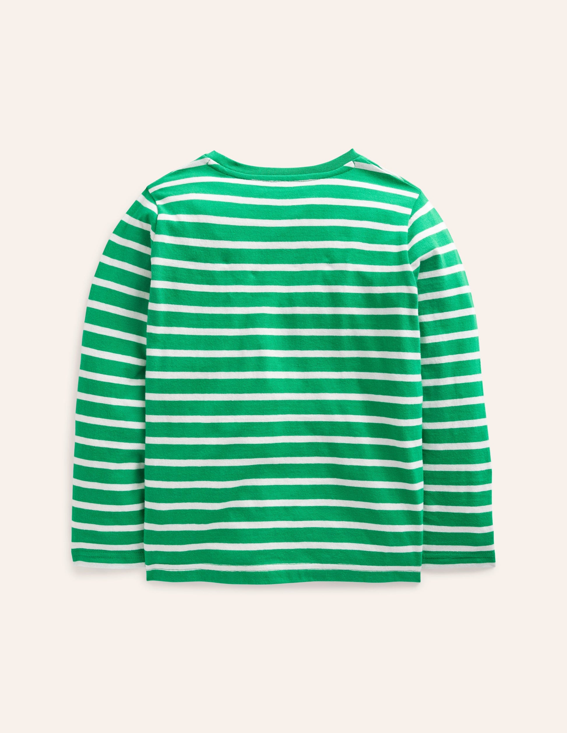 Everyday Breton T-Shirt-Highland Green/Grey Marl-2