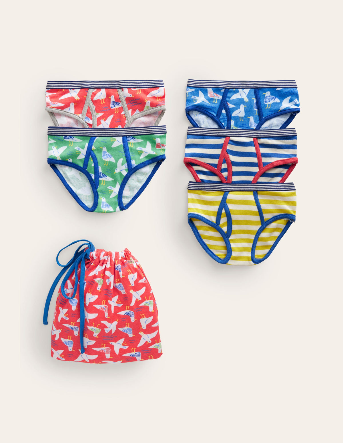 Pants 5 Pack-Multi Seagulls - Image 1