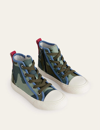 Canvas High Top-Camo-2