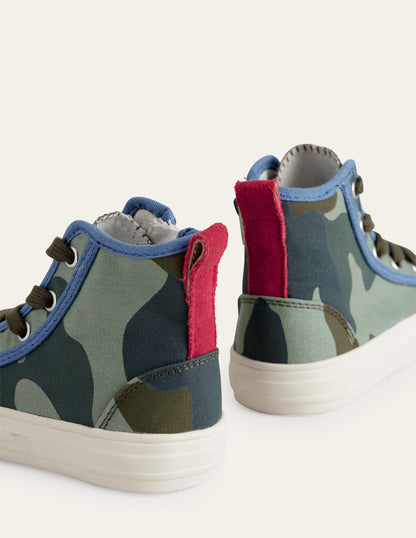 Canvas High Top-Camo-3