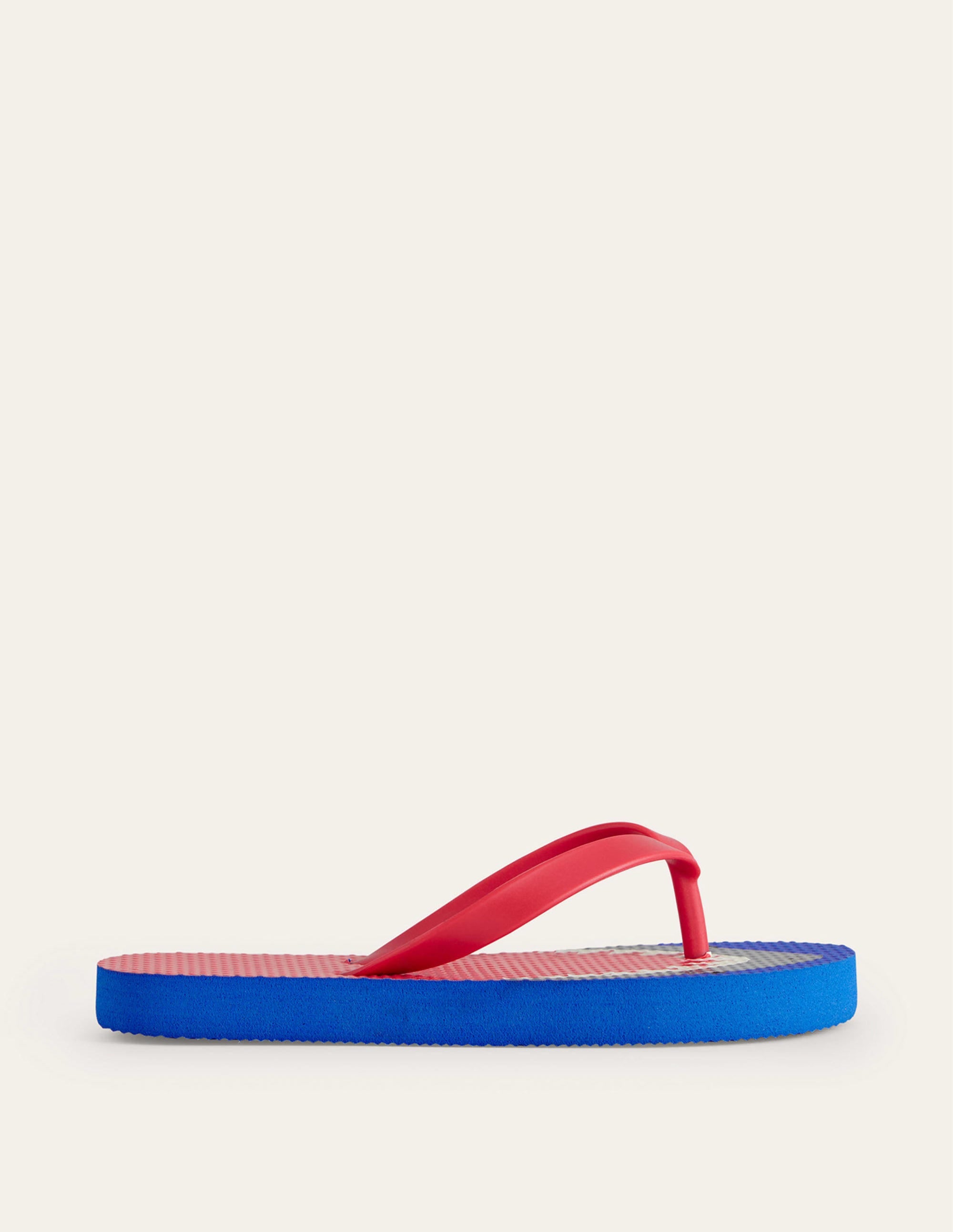 Fun Flip Flops-Red Sharks - Image 1