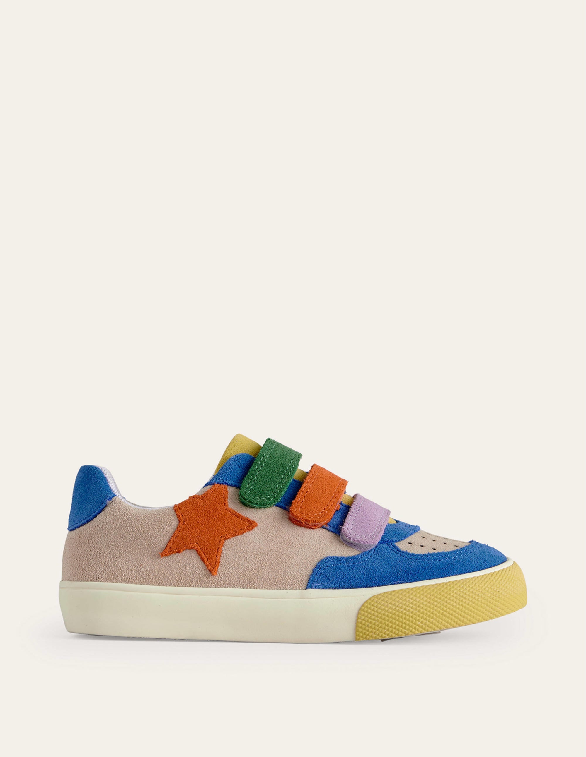 Leather Low Top-Multi Colourblock Star - Image 1