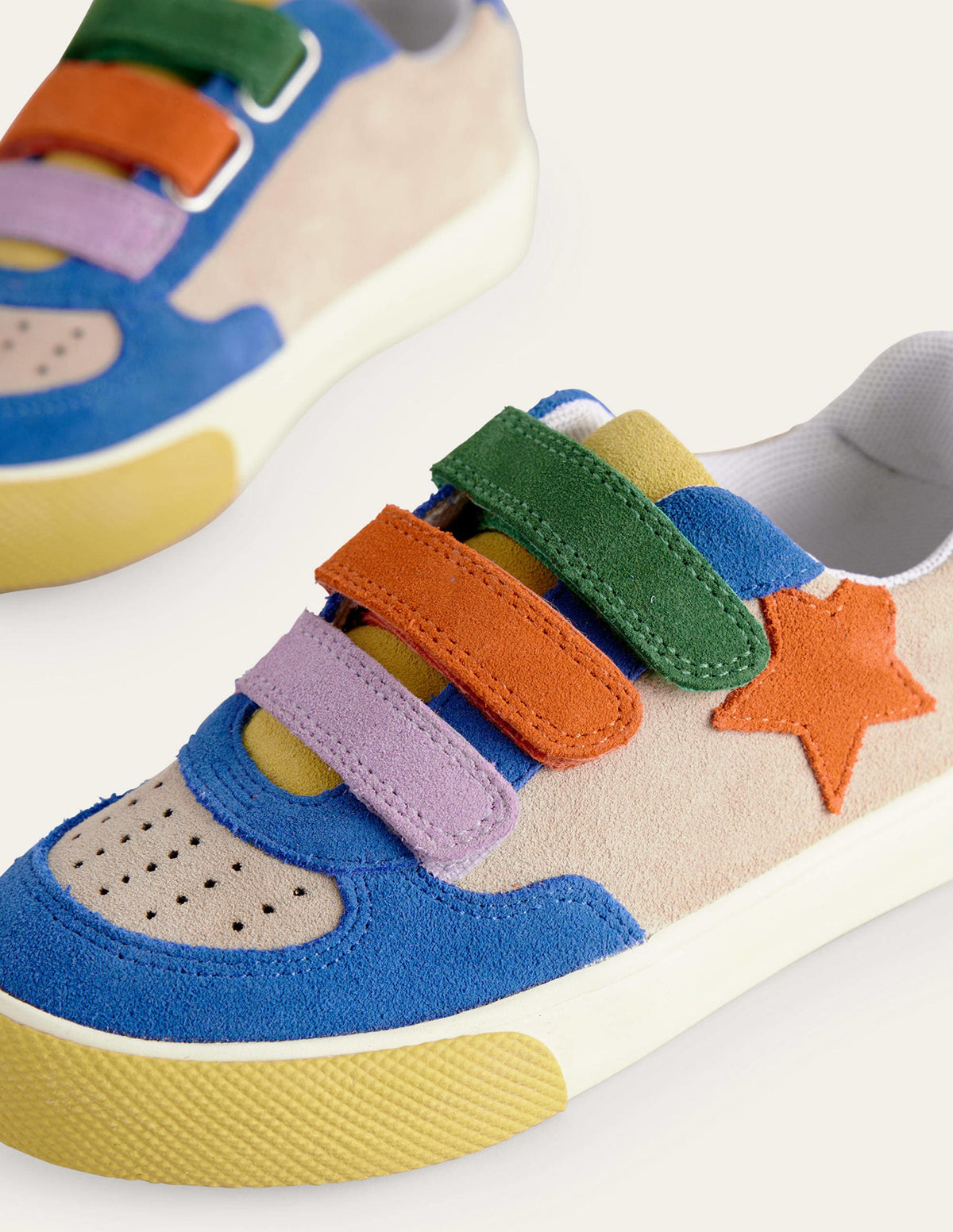 Leather Low Top-Multi Colourblock Star - Image 3
