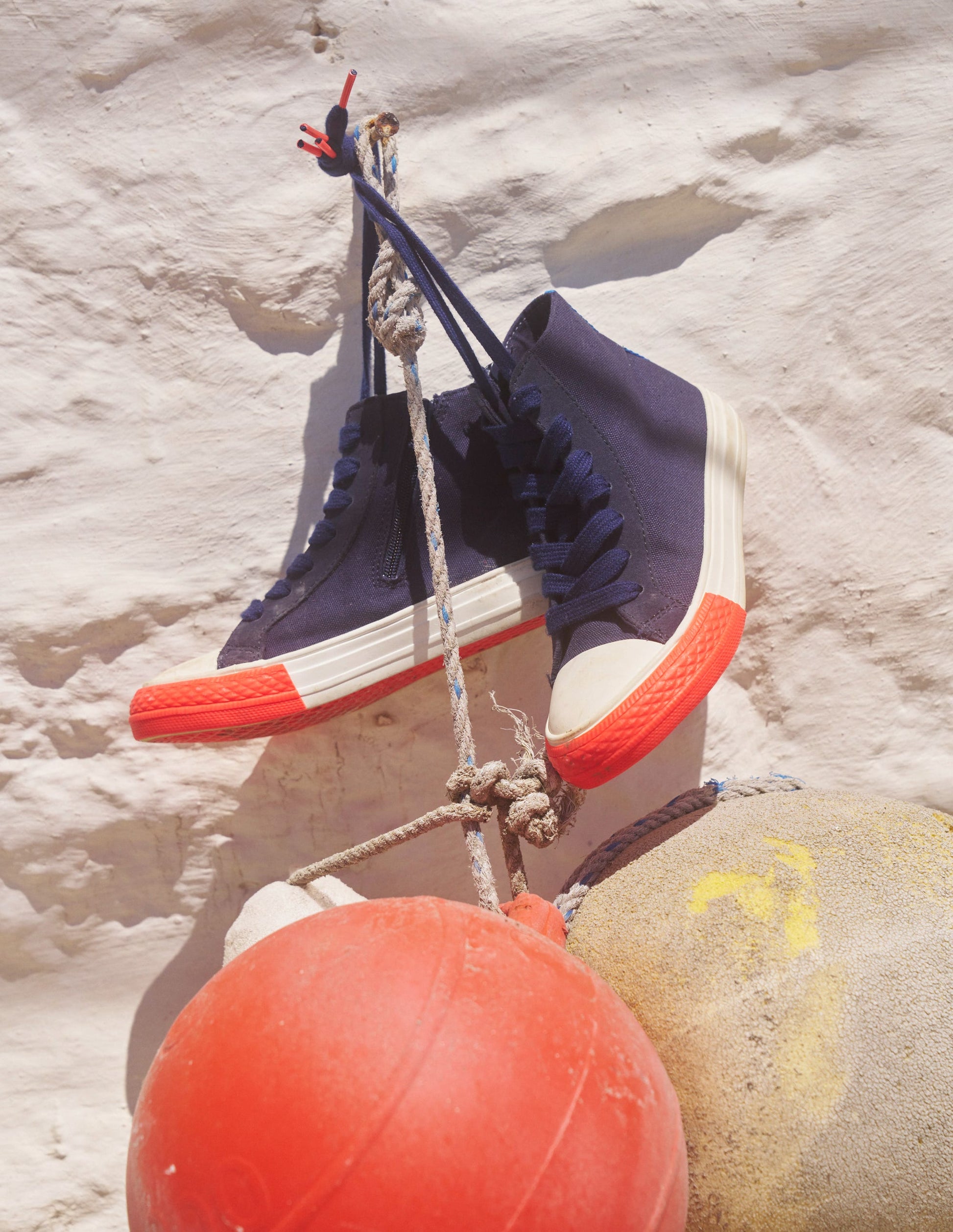 Contrast Canvas High Tops-Navy Blue-4