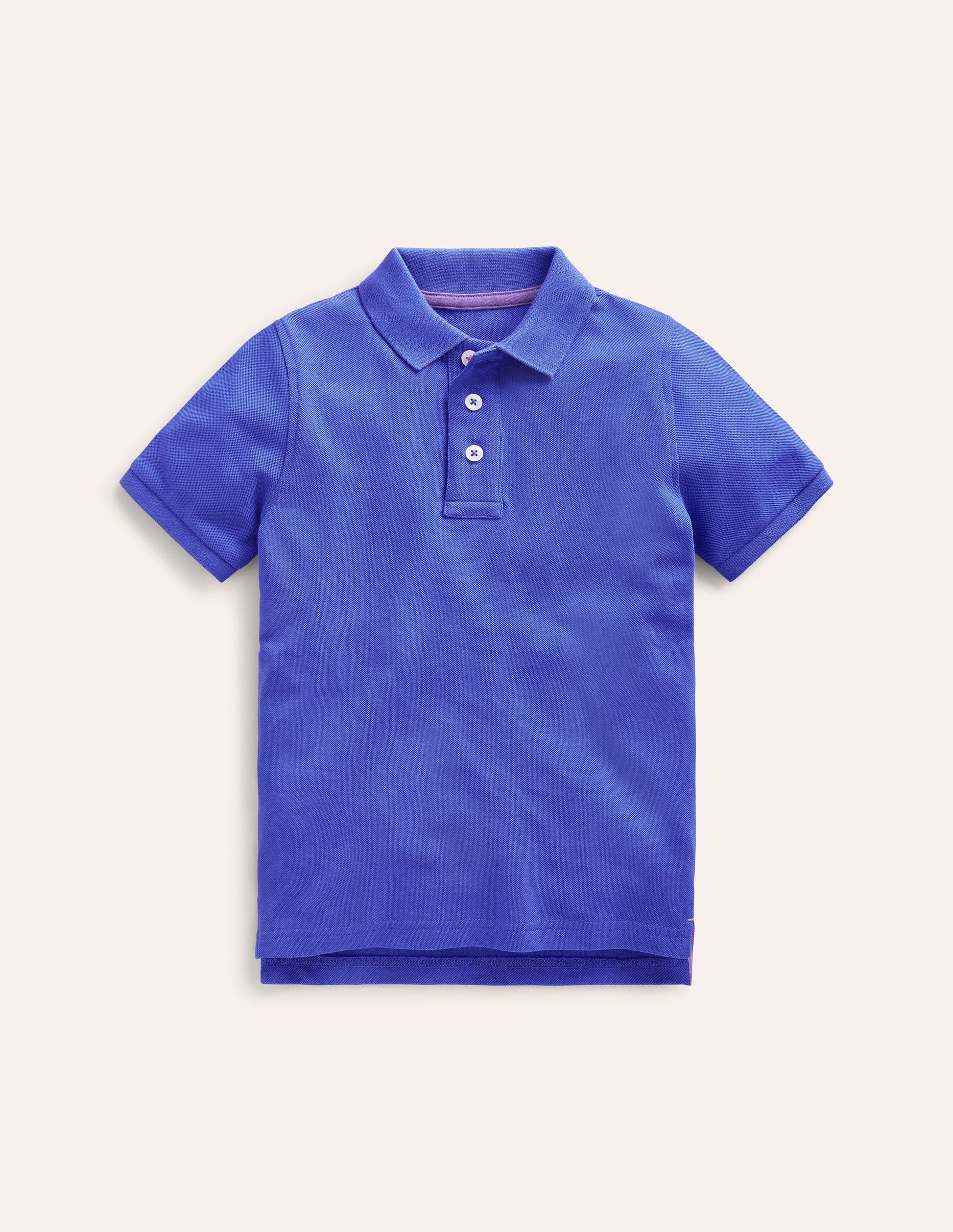 Piqué Polo Shirt-Blue Heron-1