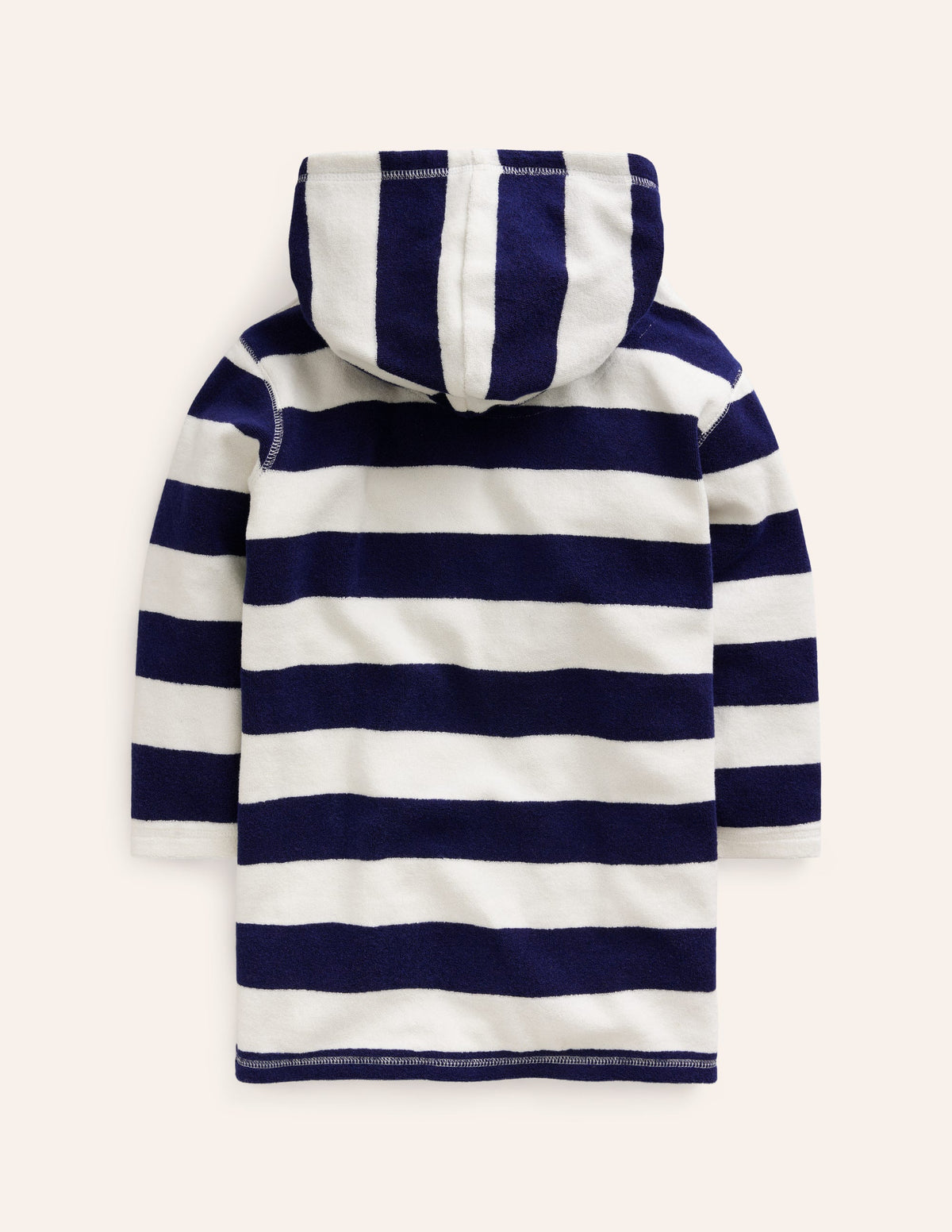 Appliqué Towelling Throw-on-College Navy/Ivory Turtle-2