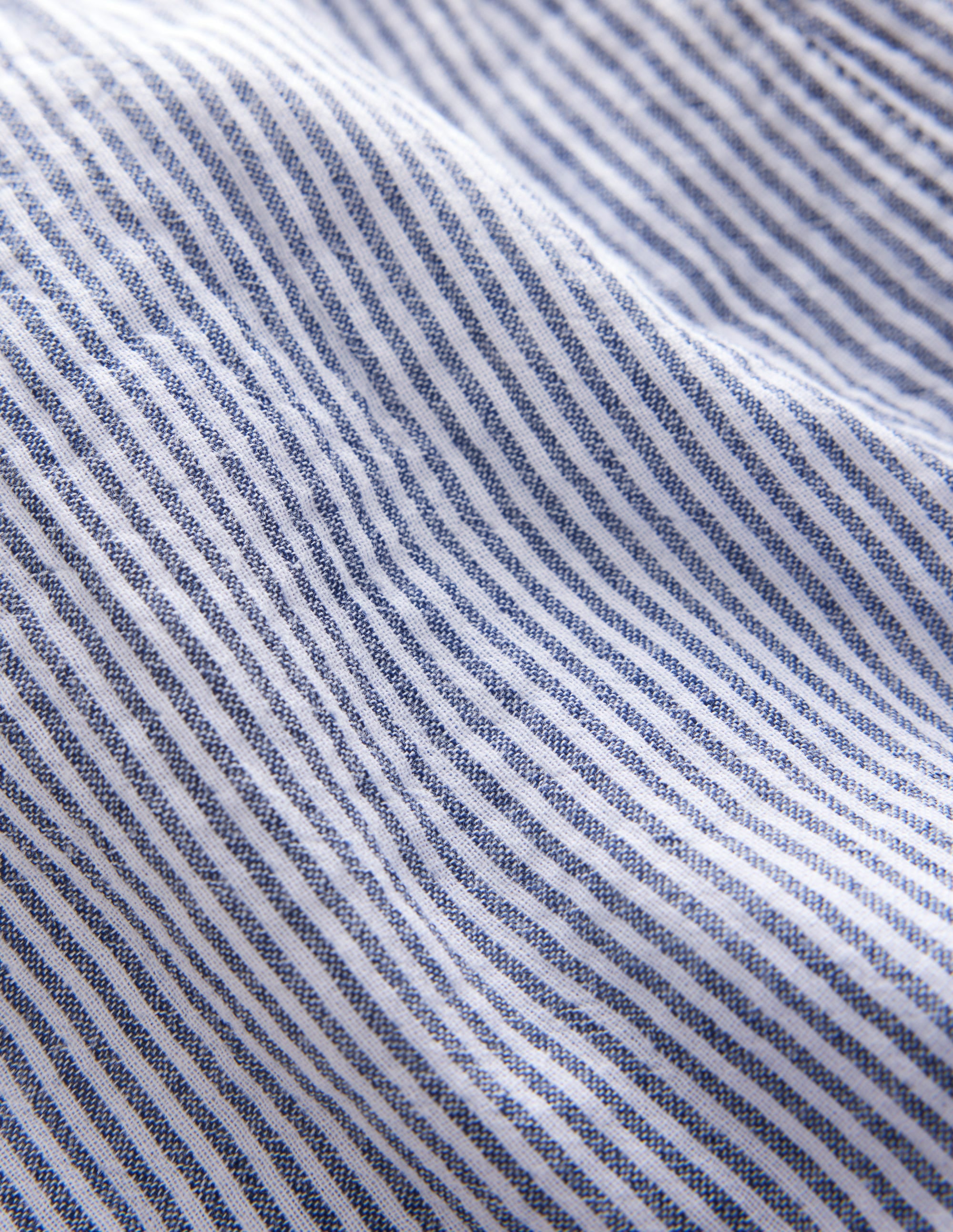 Lightweight Holiday Shorts-College Navy Ticking - Image 3