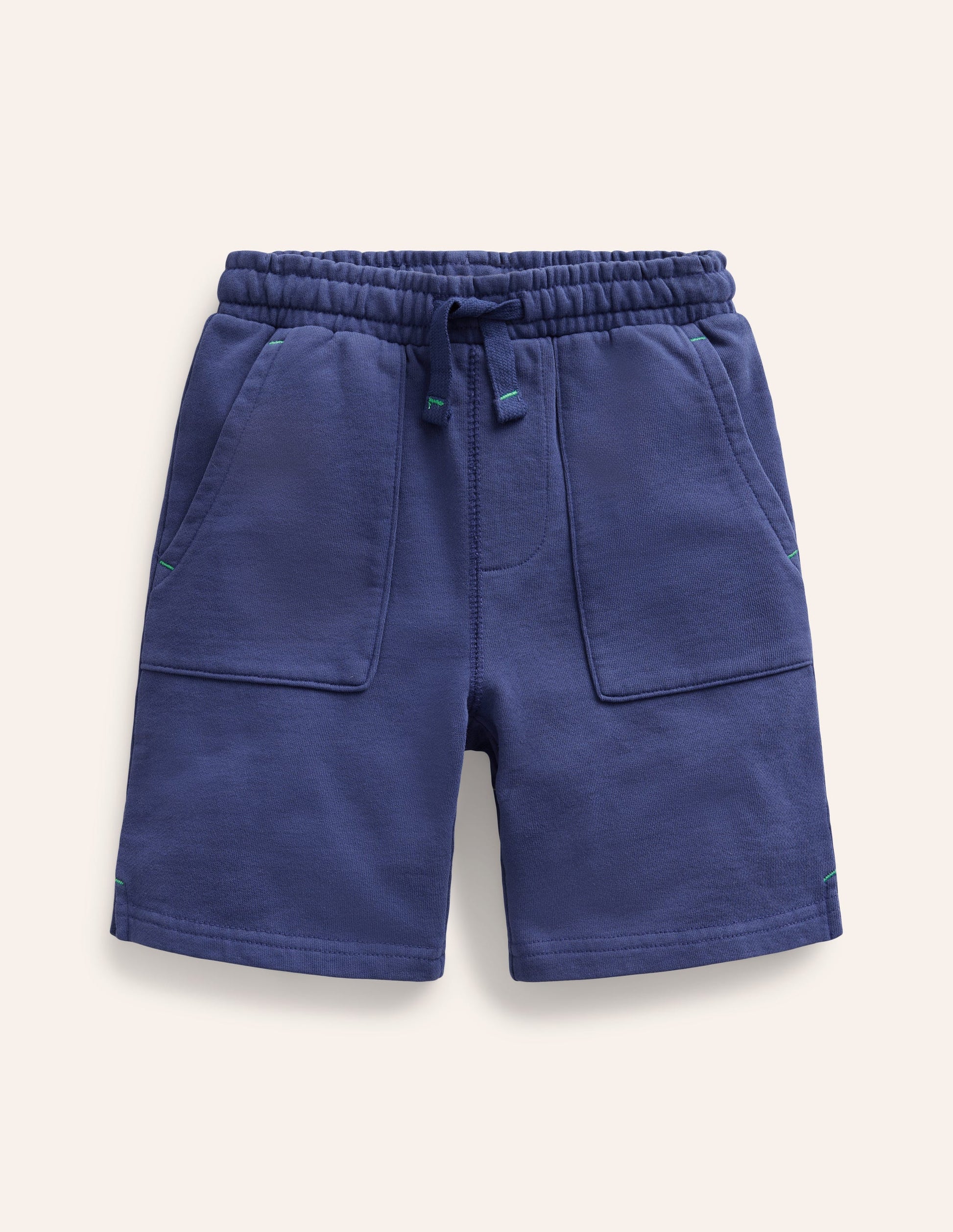Garment Dye Shorts-College Navy-1