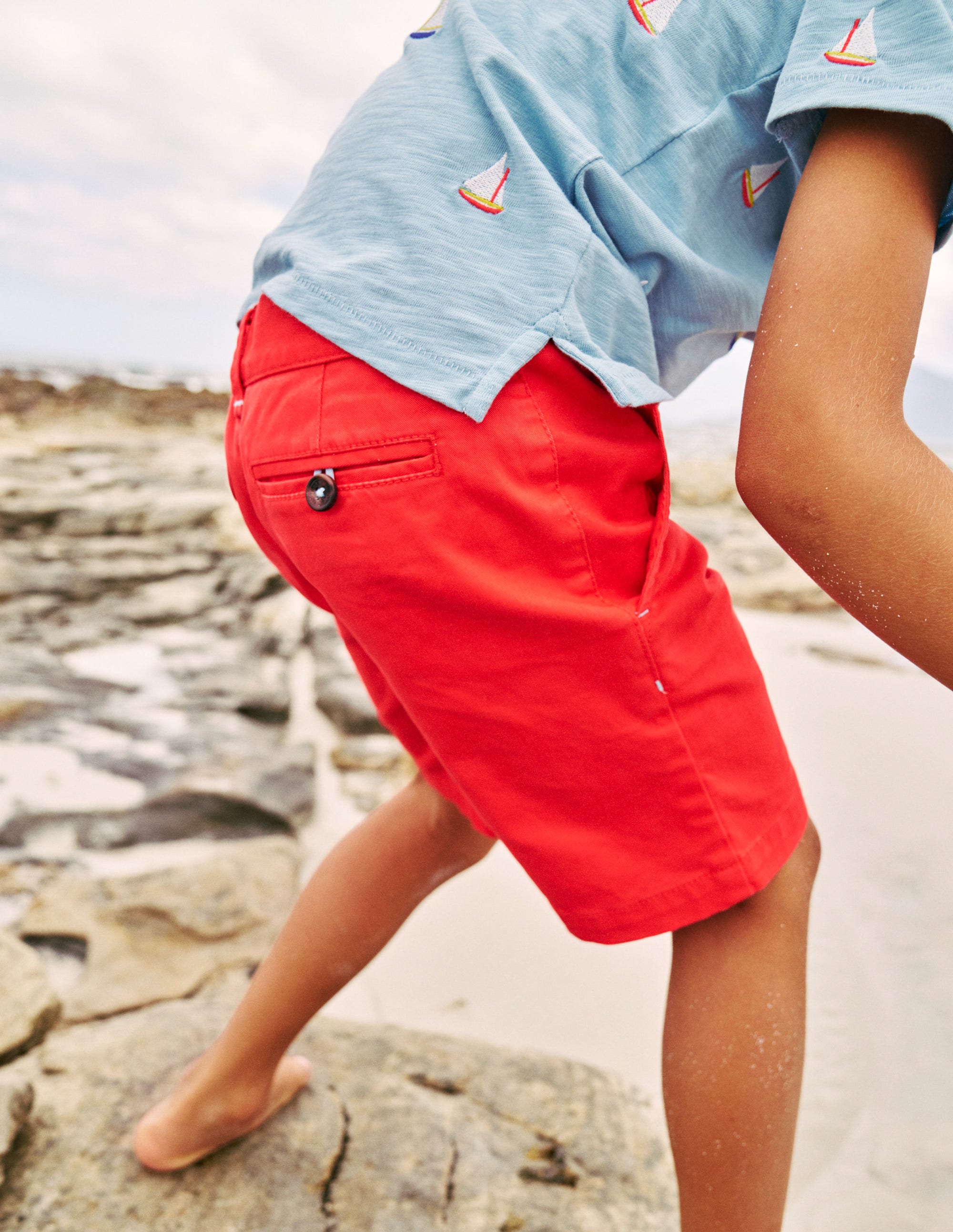 Classic Chino Shorts-Jam Red - Image 4