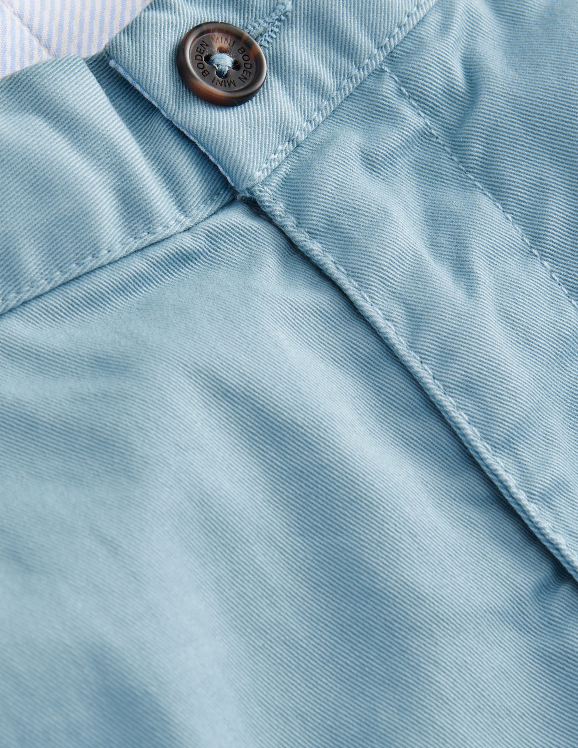 Classic Chino Shorts-Duck Egg Blue - Image 3