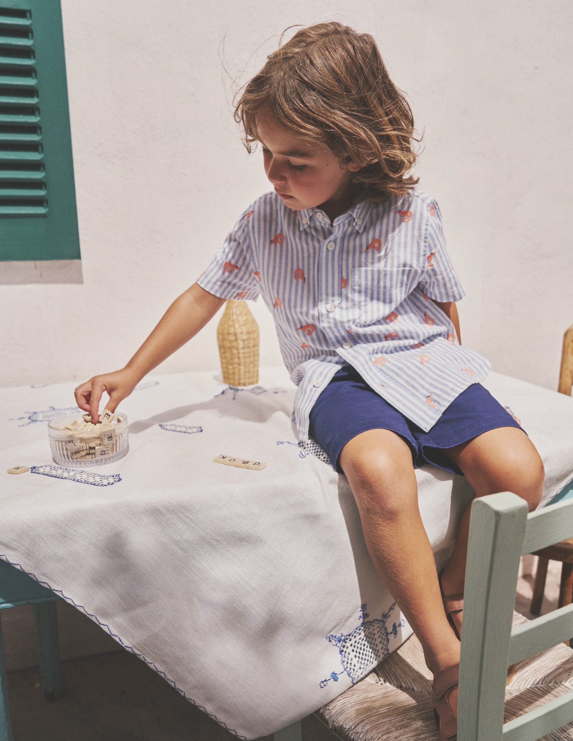 Classic Chino Shorts-College Navy-4