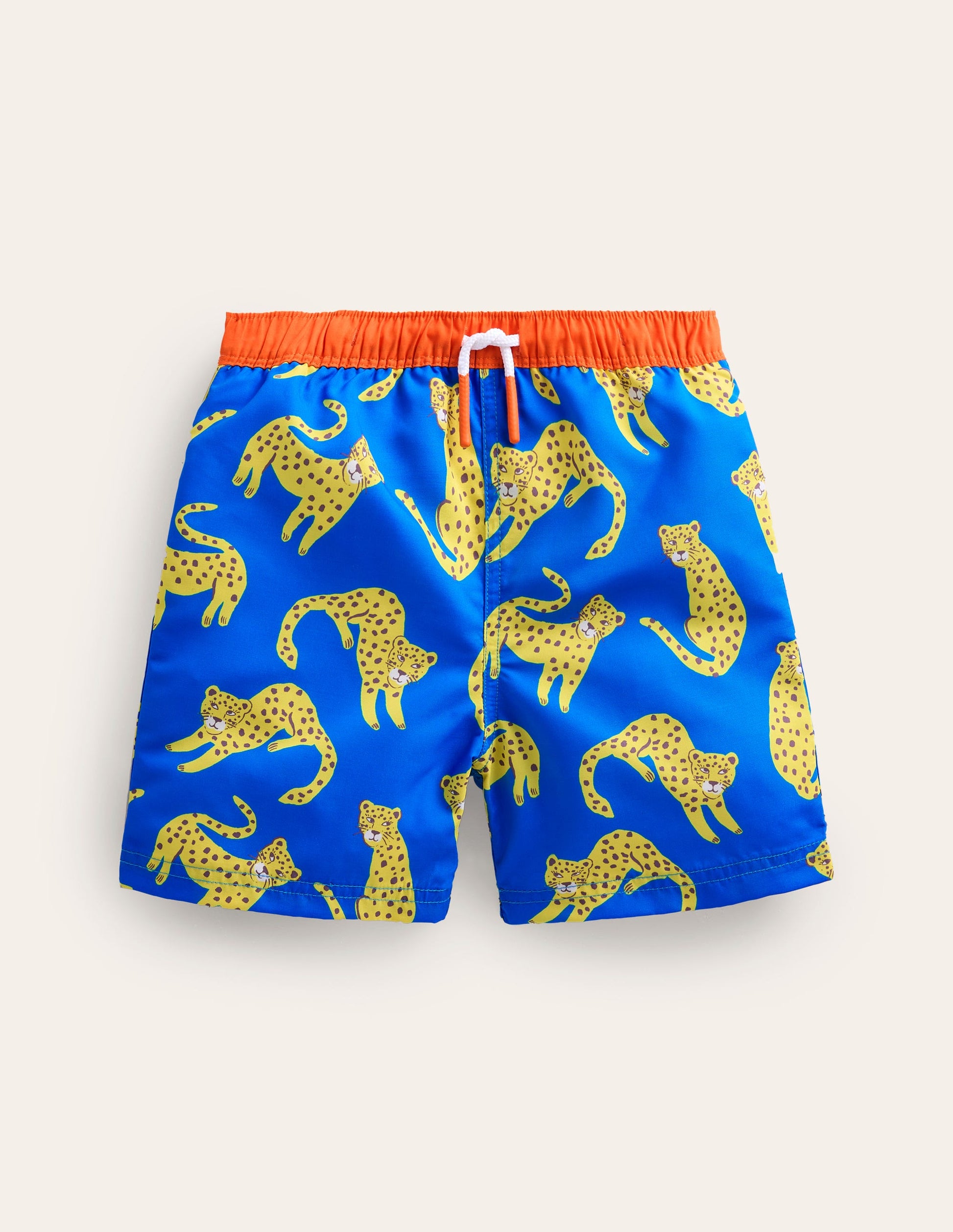 Swim Shorts-Greek Blue Leopard-1