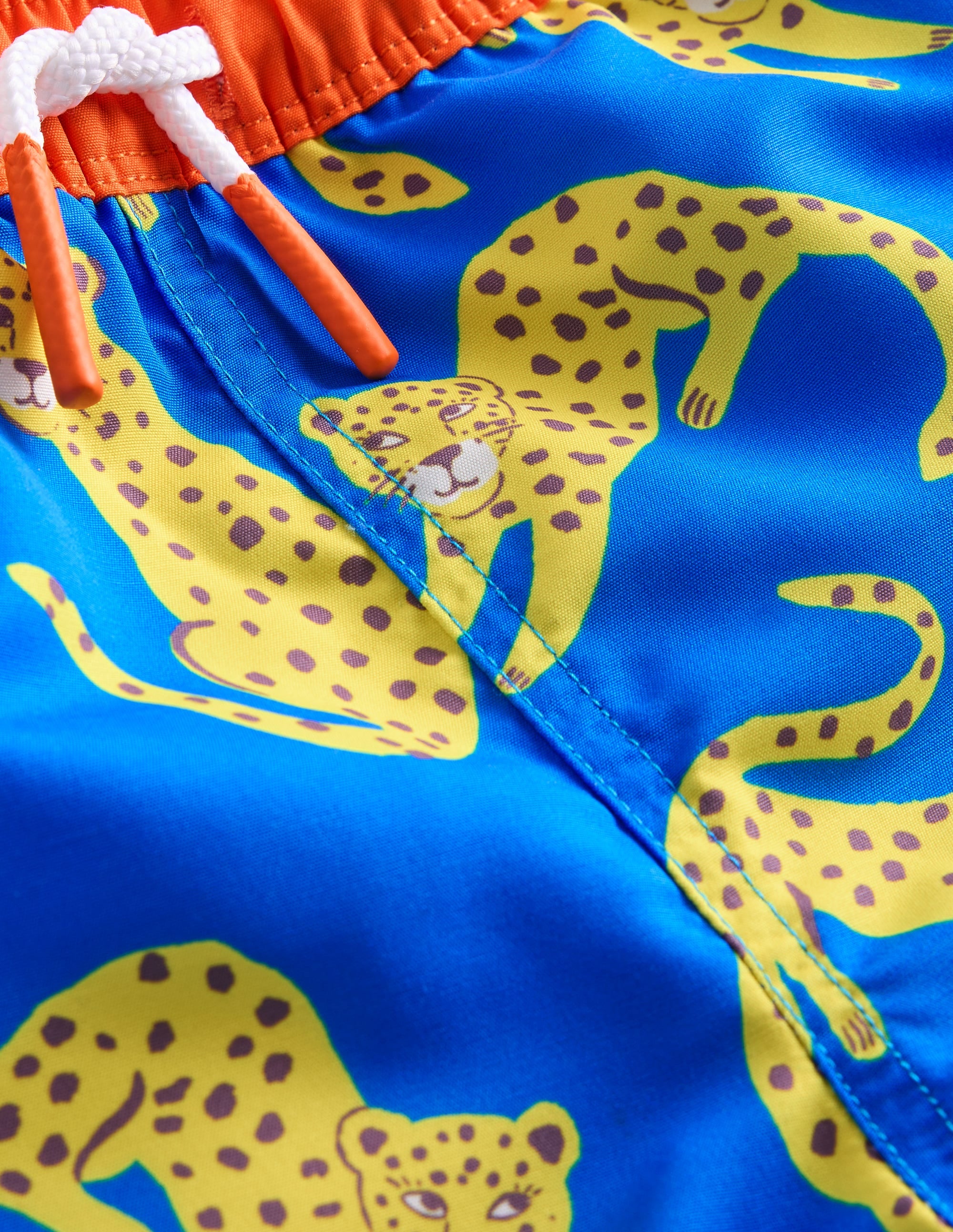 Swim Shorts-Greek Blue Leopard - Image 3