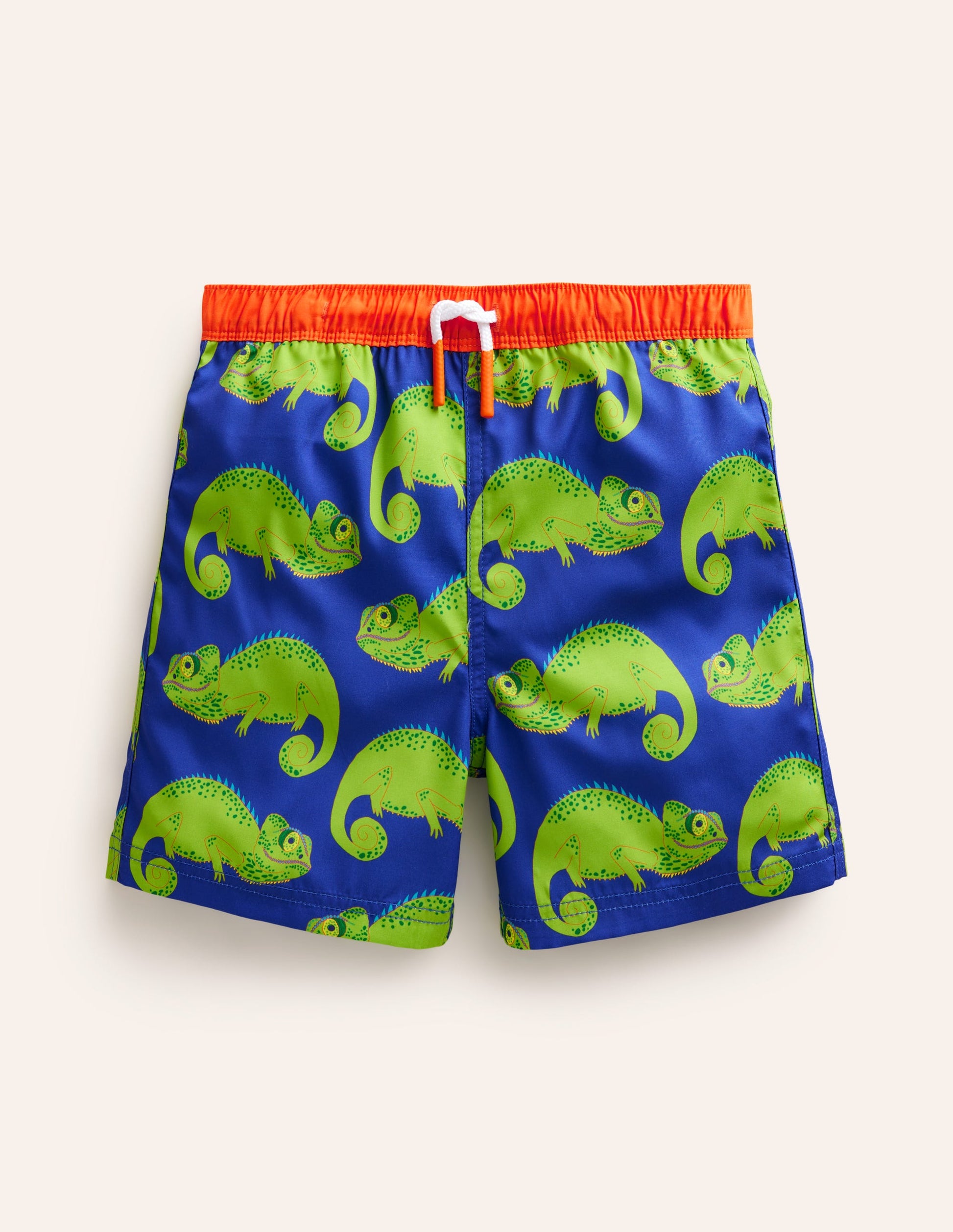 Swim Shorts-Blue Heron Chameleons-1