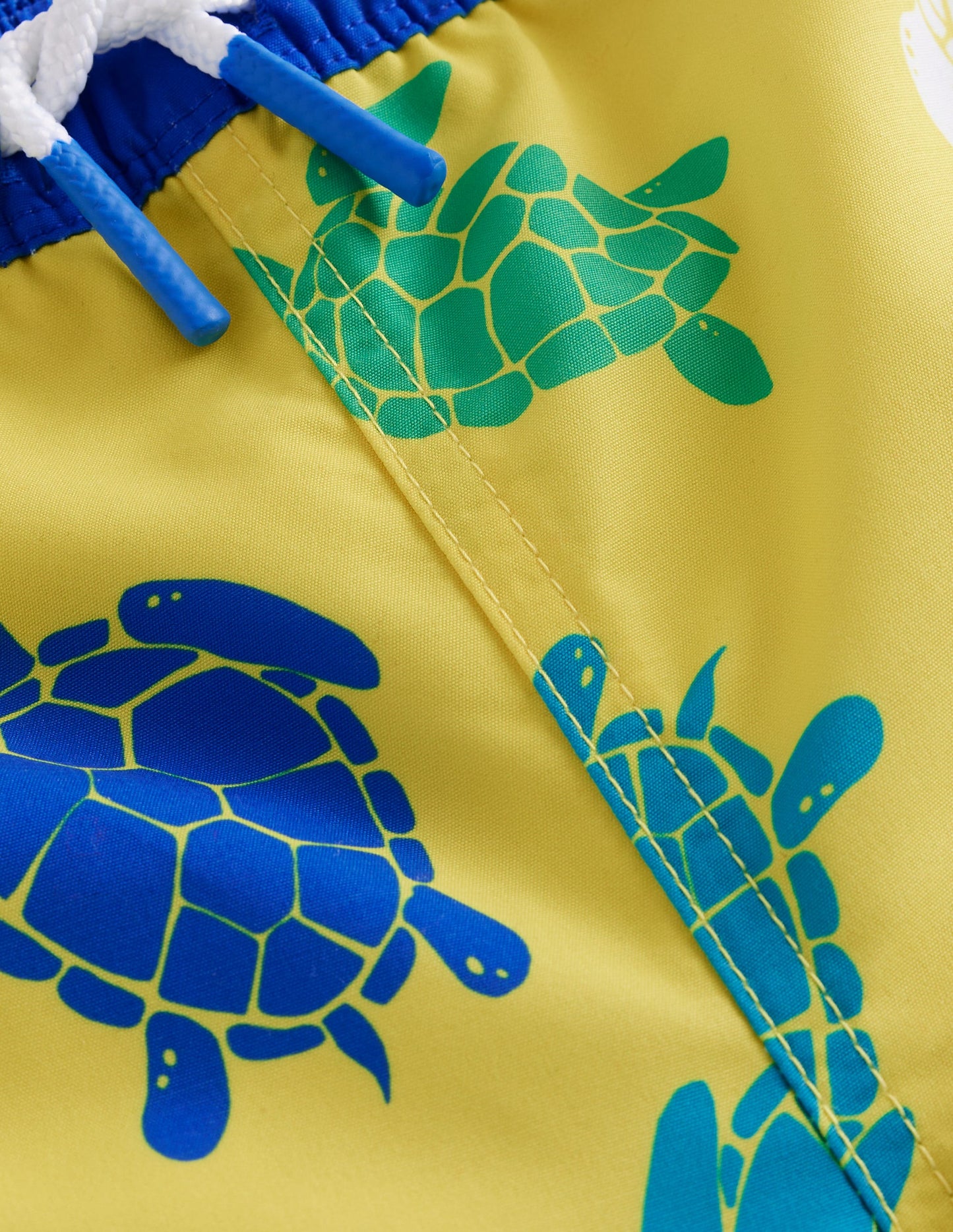 Swim Shorts-Yellow Turtles