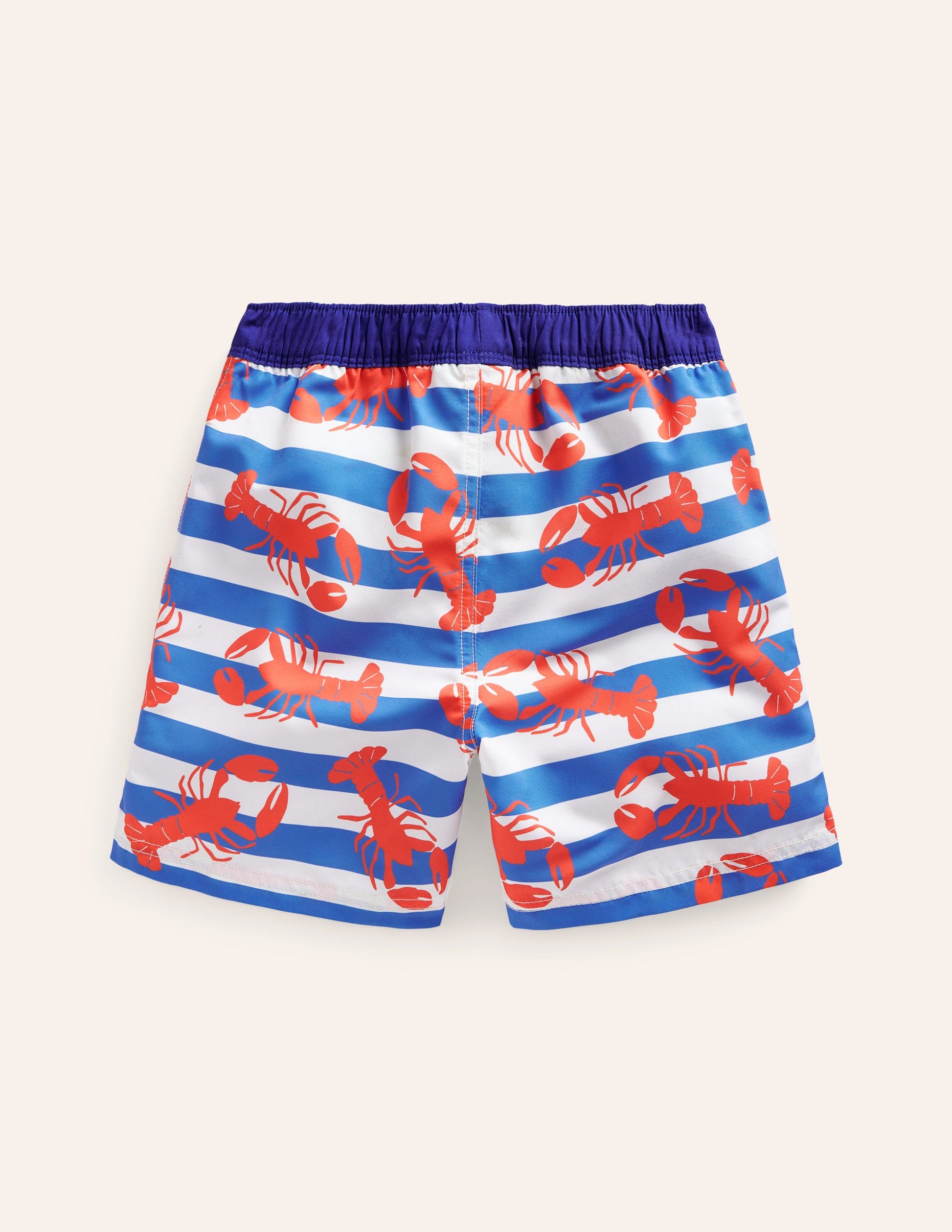 Swim Shorts-Jam Red Lobster Stripe-3