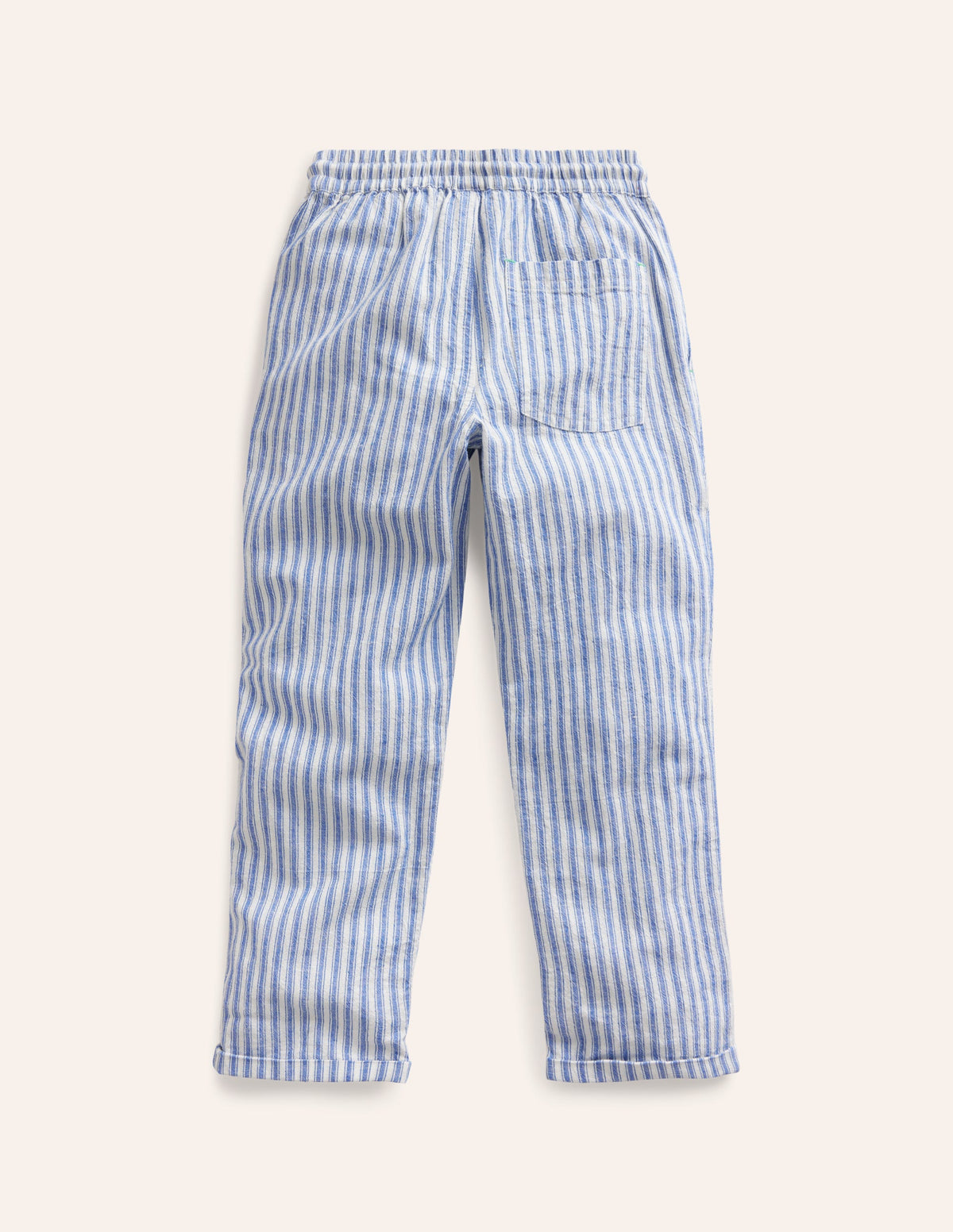 Summer Pull-On Trousers-Bluejay Ticking - Image 2