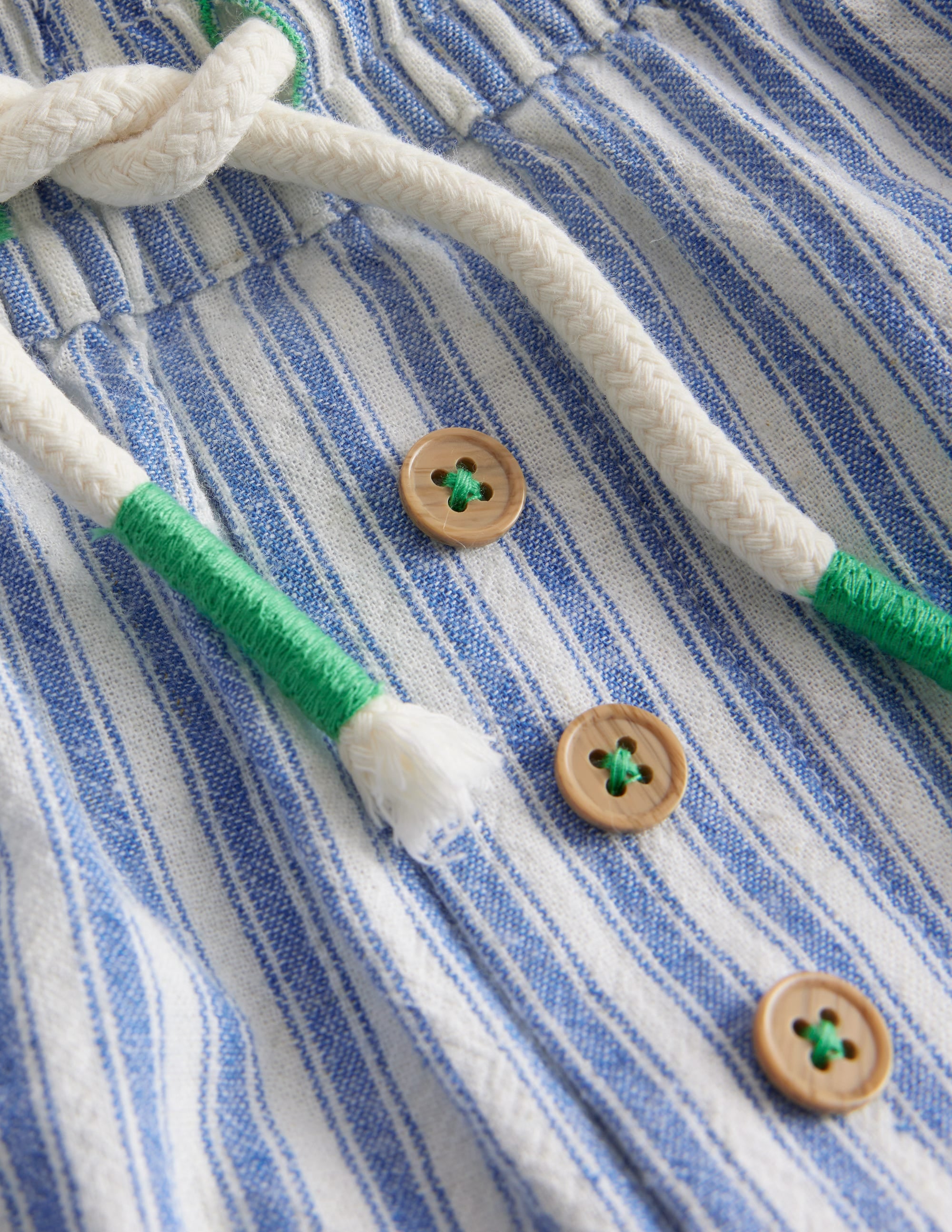 Summer Pull-On Trousers-Bluejay Ticking - Image 3