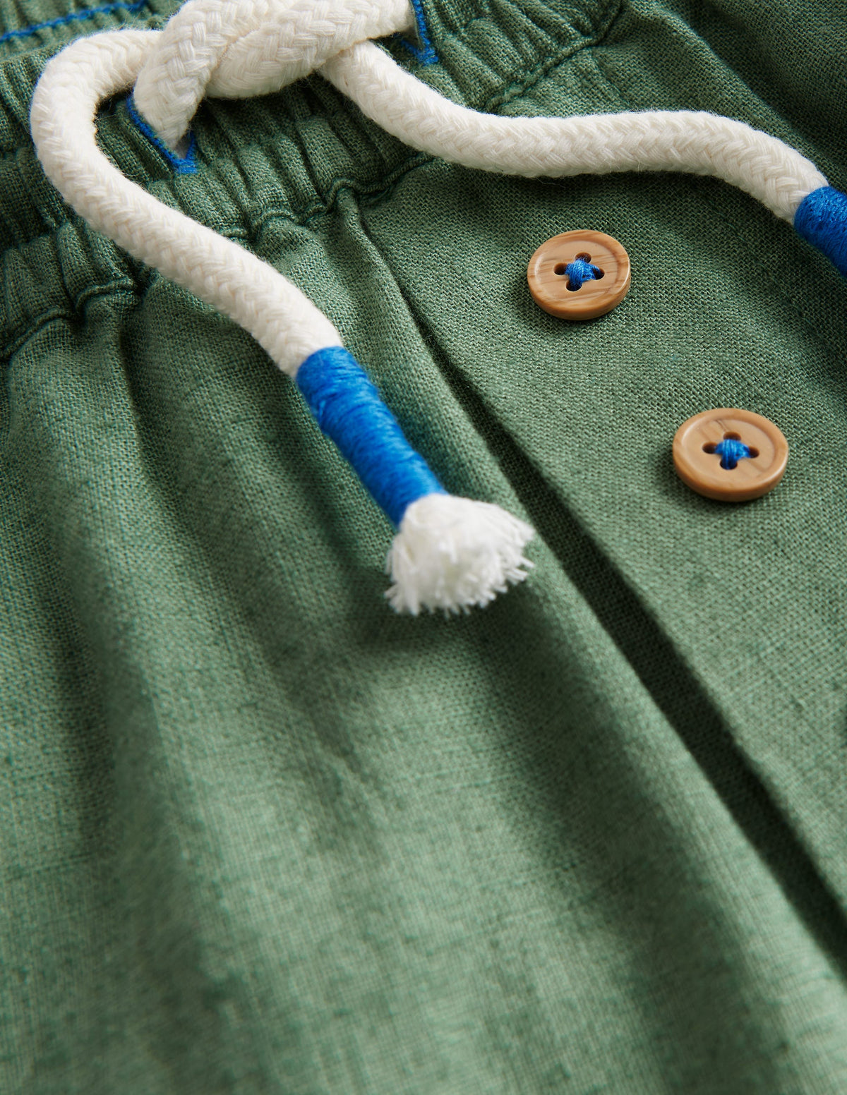 Summer Pull-On Trousers-Rosemary Green-3