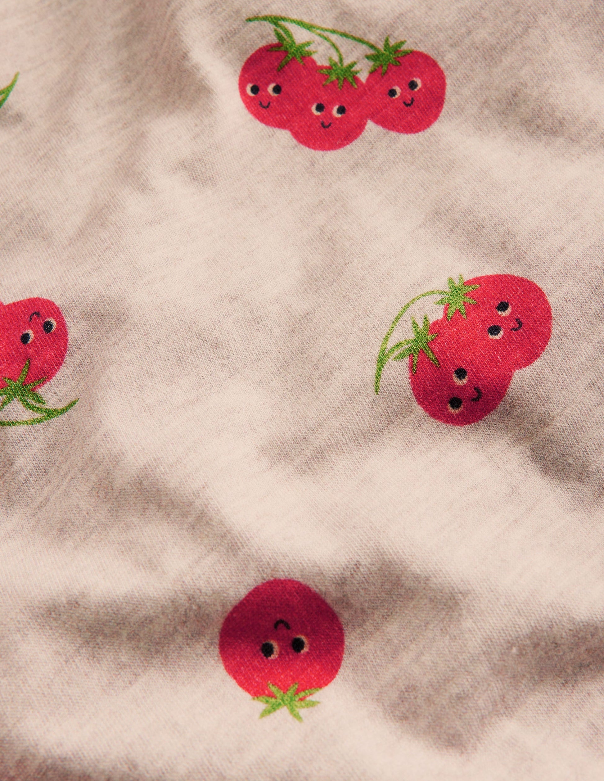 All-over Printed T-Shirt-Oatmeal Marl Tomatoes-3
