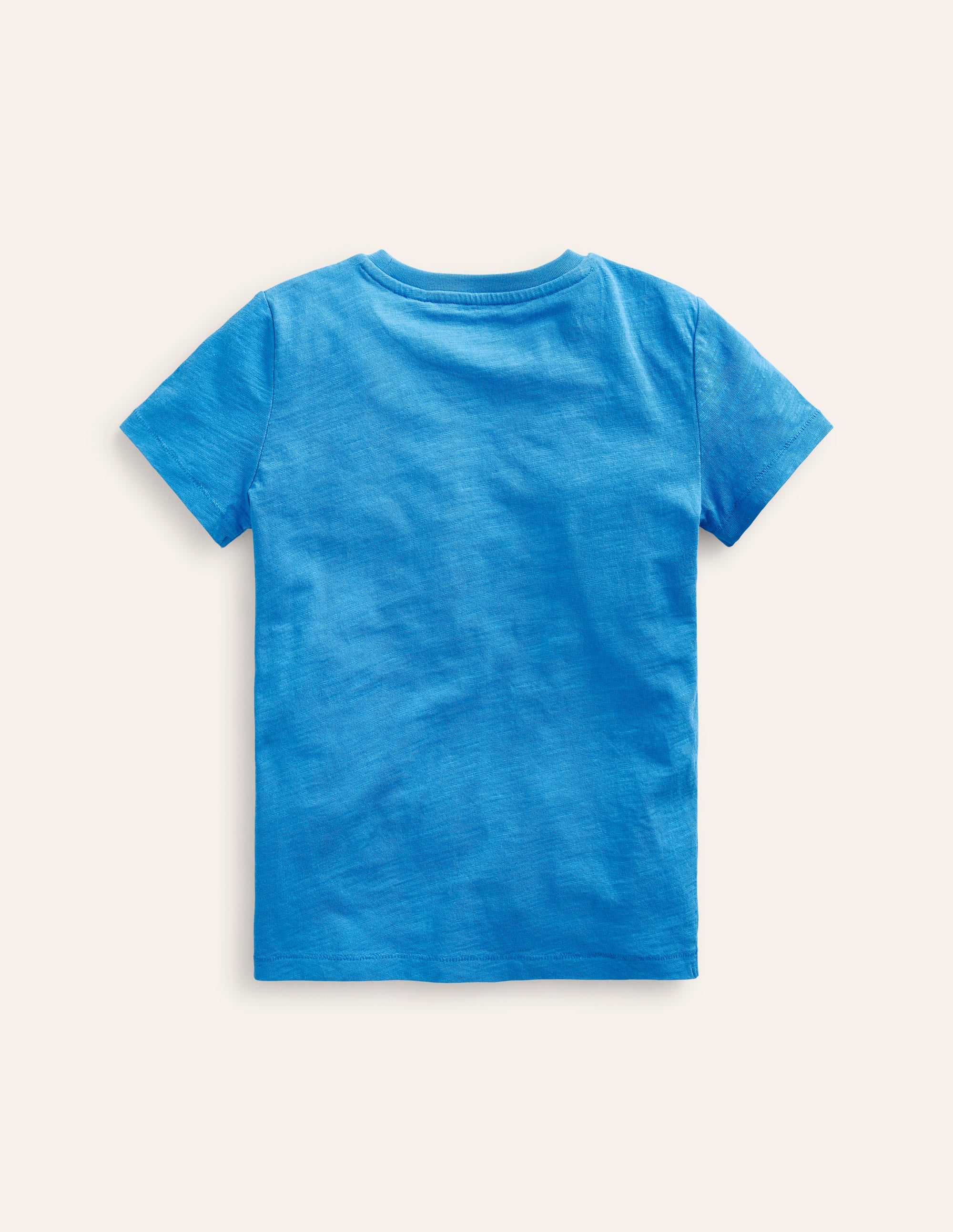 Washed Slub T-shirt-Cabana Blue - Image 2