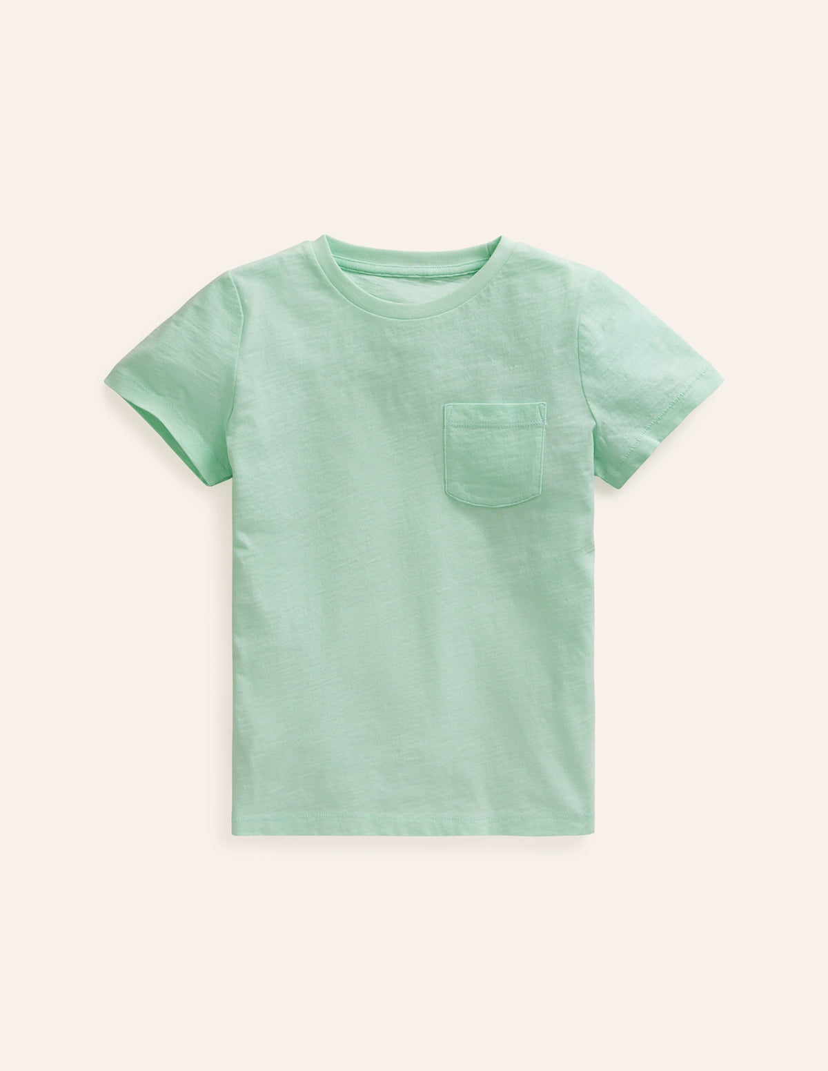 Washed Slub T-shirt-Aloha Green - Image 1