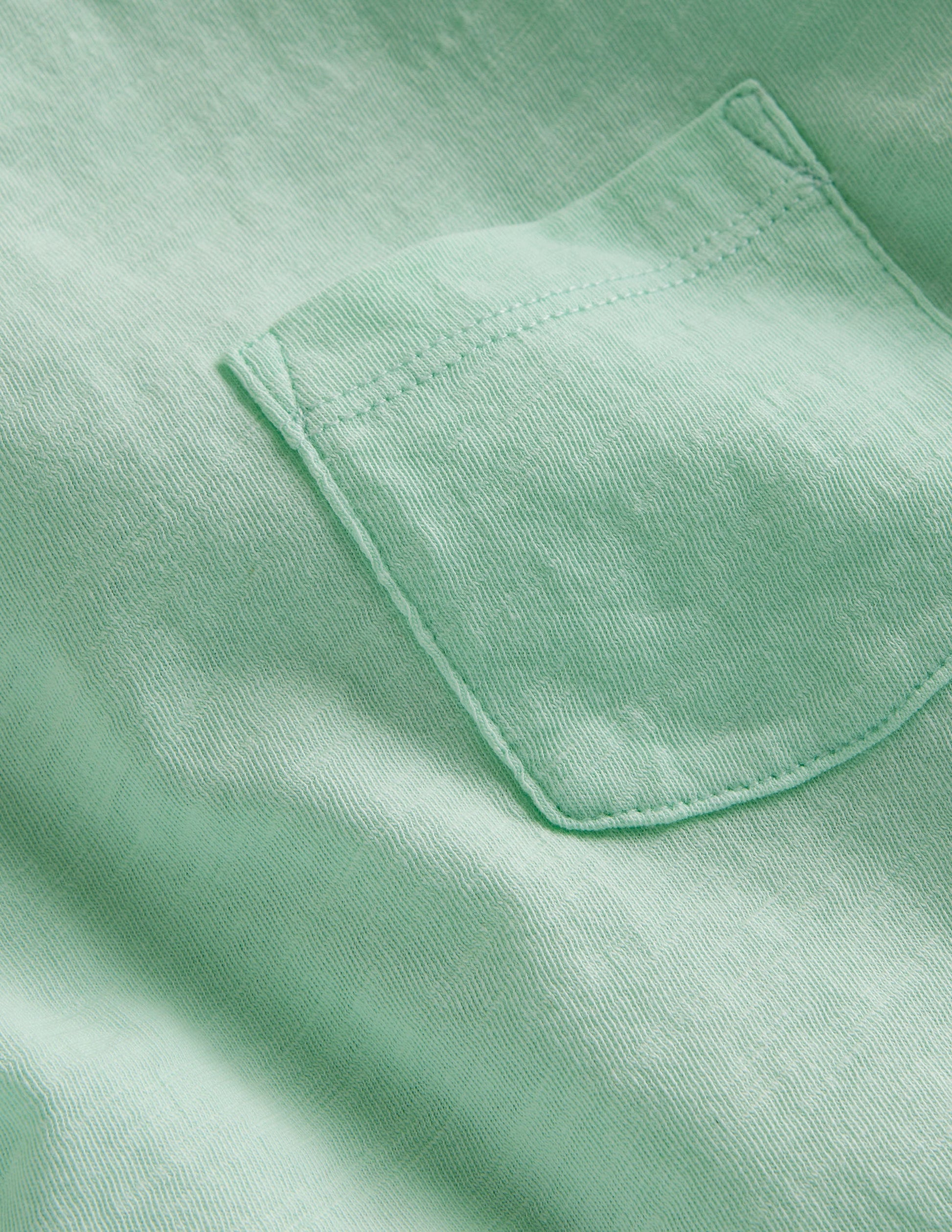 Washed Slub T-shirt-Aloha Green-3