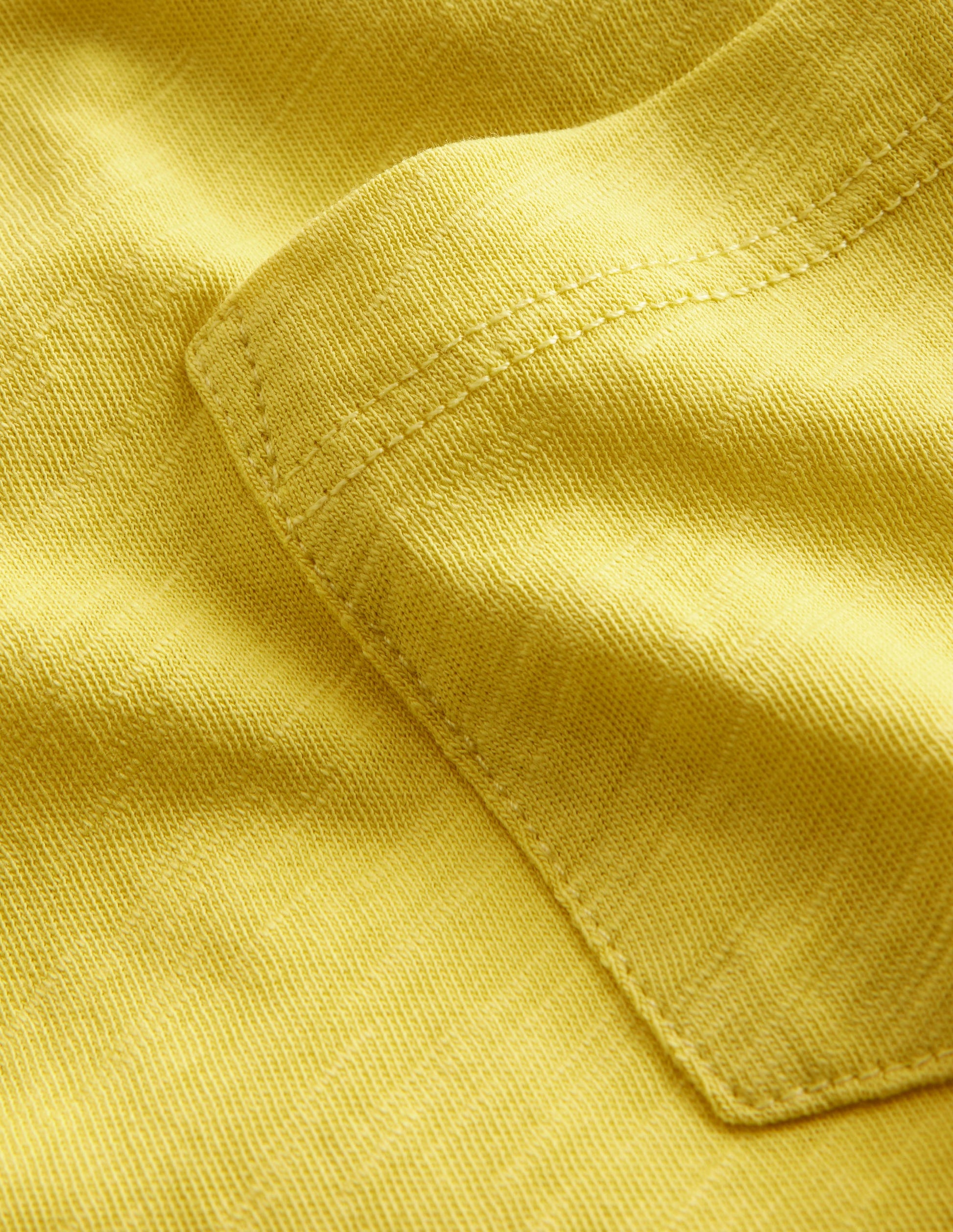 Washed Slub T-shirt-Zest Yellow-3