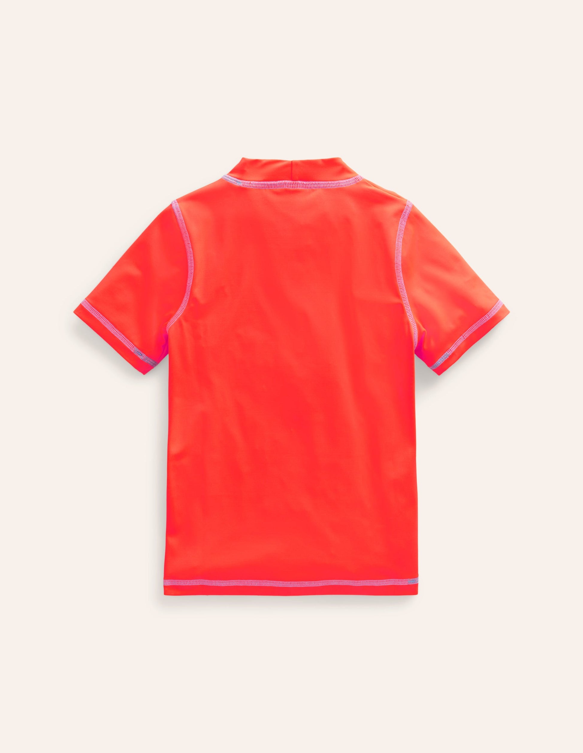 Short Sleeve Rash Vest-Paradise Orange-2