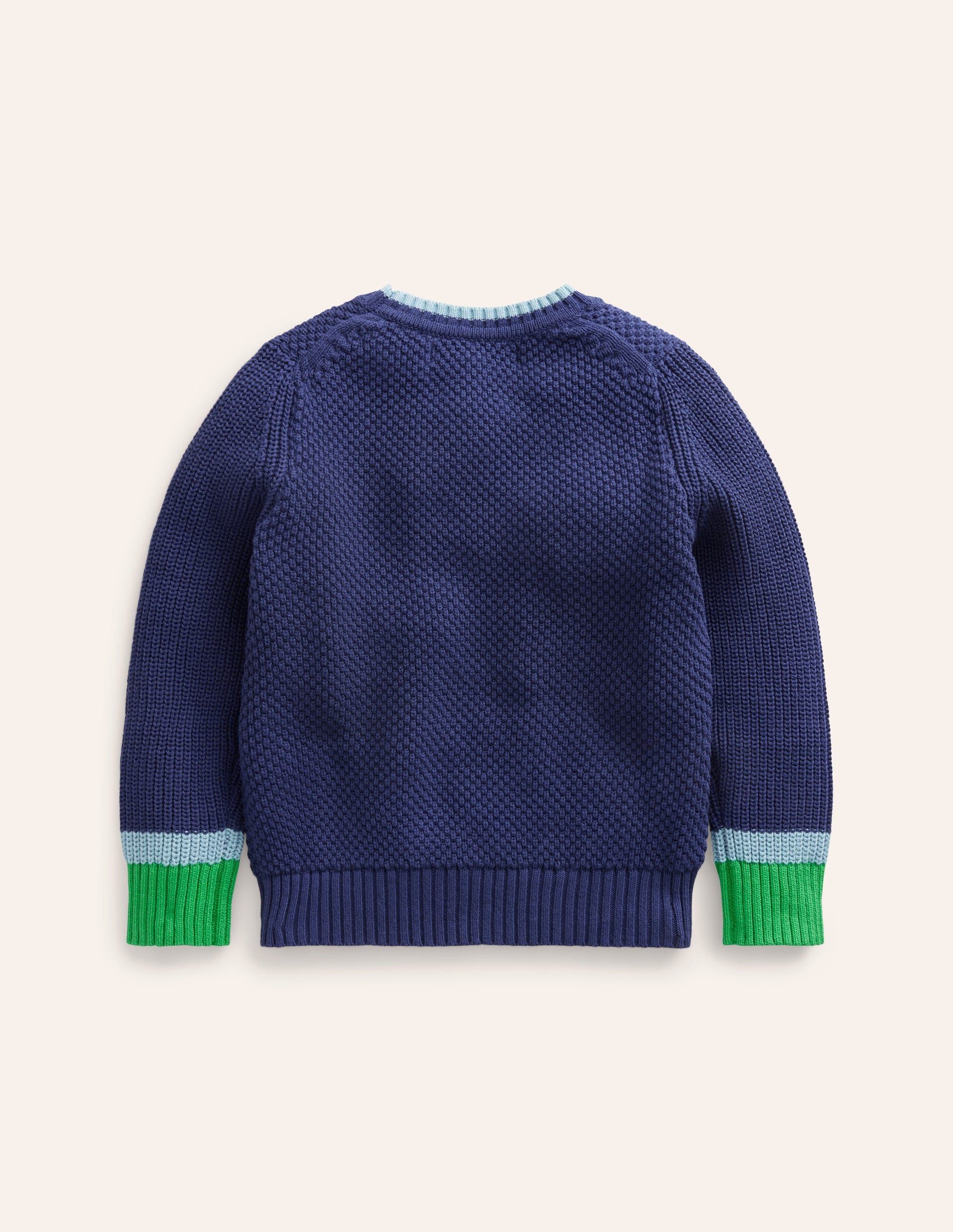 Chunky Cotton Jumper-College Navy-2