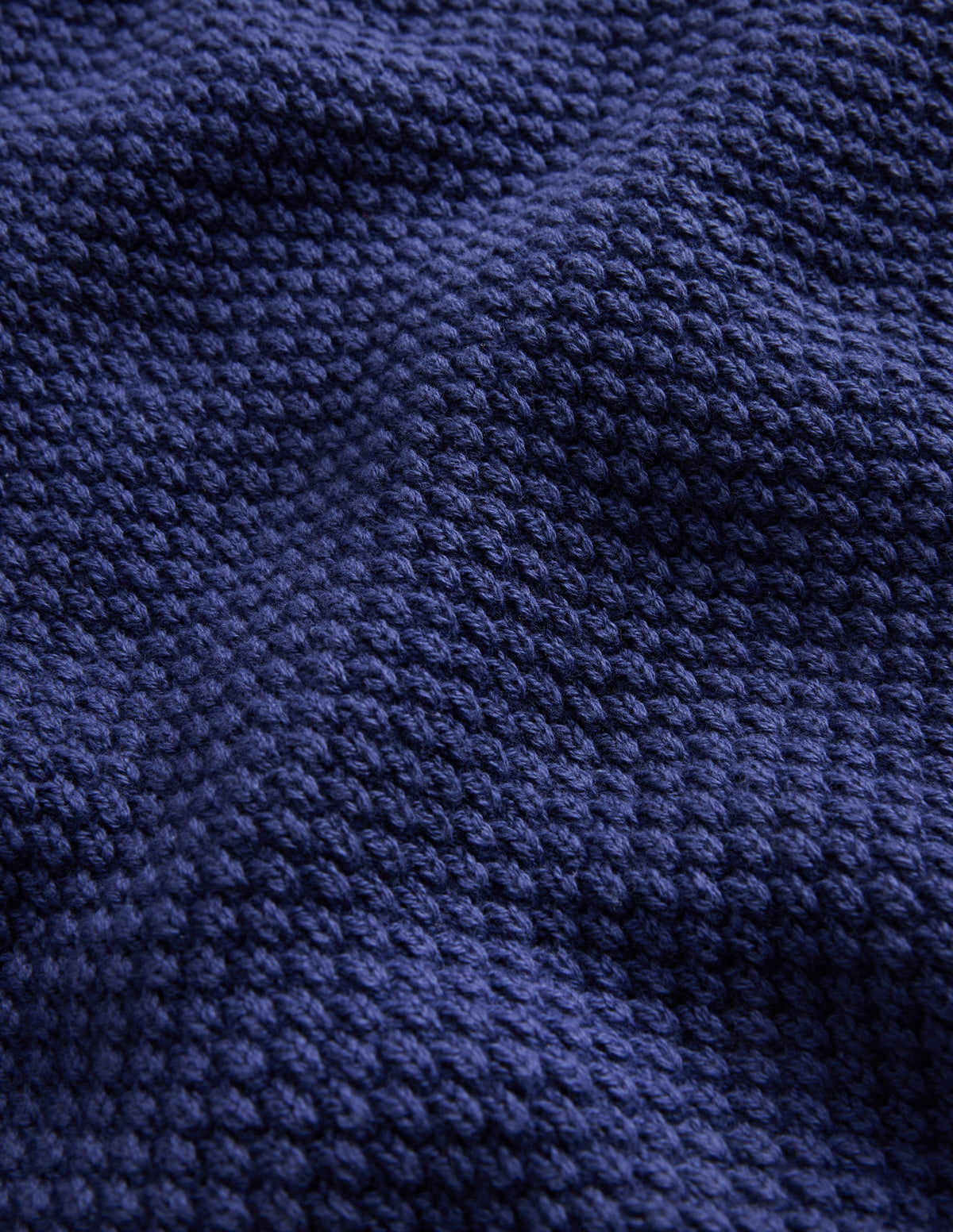Chunky Cotton Jumper-College Navy - Image 3