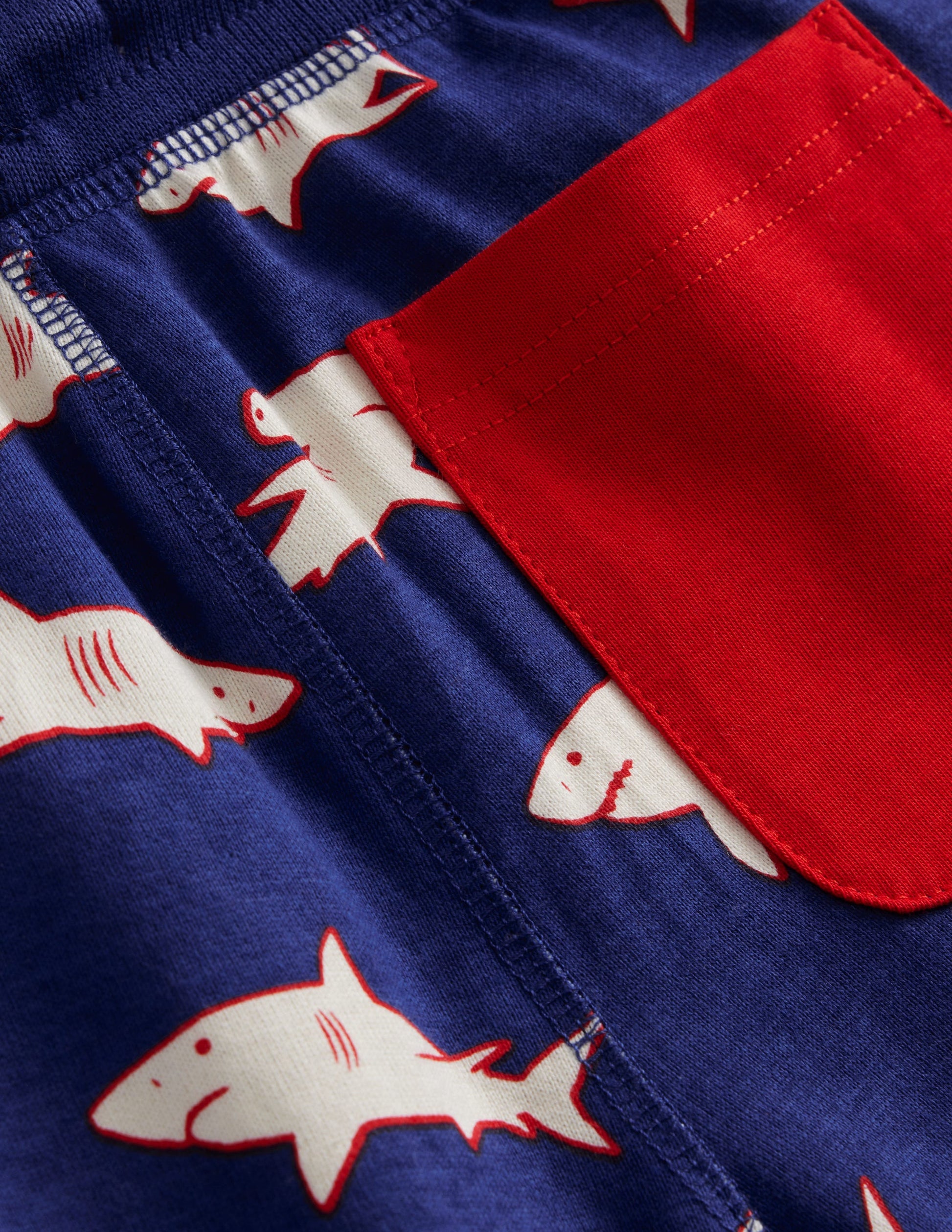 Jersey Baggies-Sapphire Blue Sharks-3