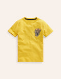 Superstitch Logo T-Shirt-Zest Yellow Elephant