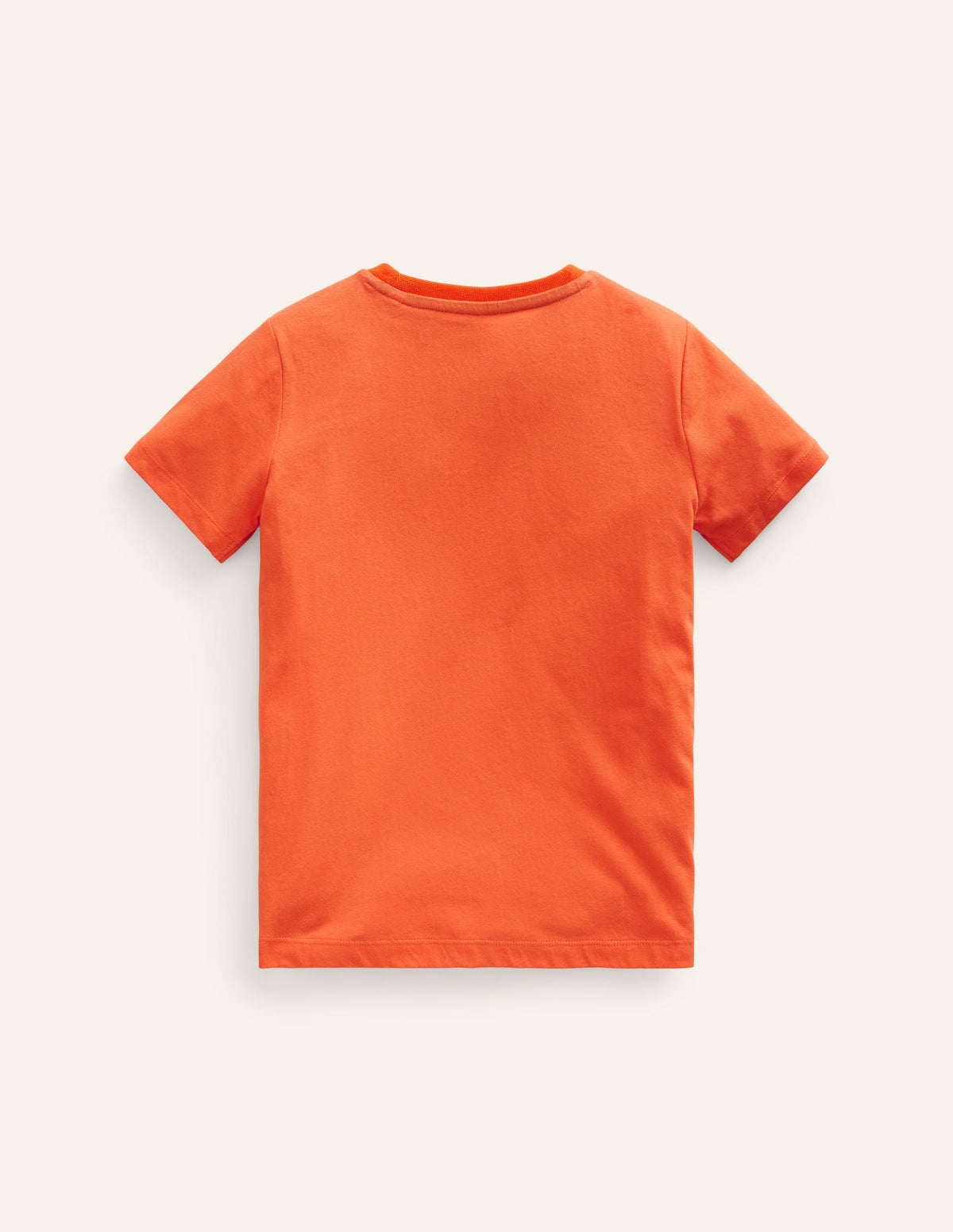 Glow Textured Fact T-Shirt-Fire Opal Orange Volcano-2
