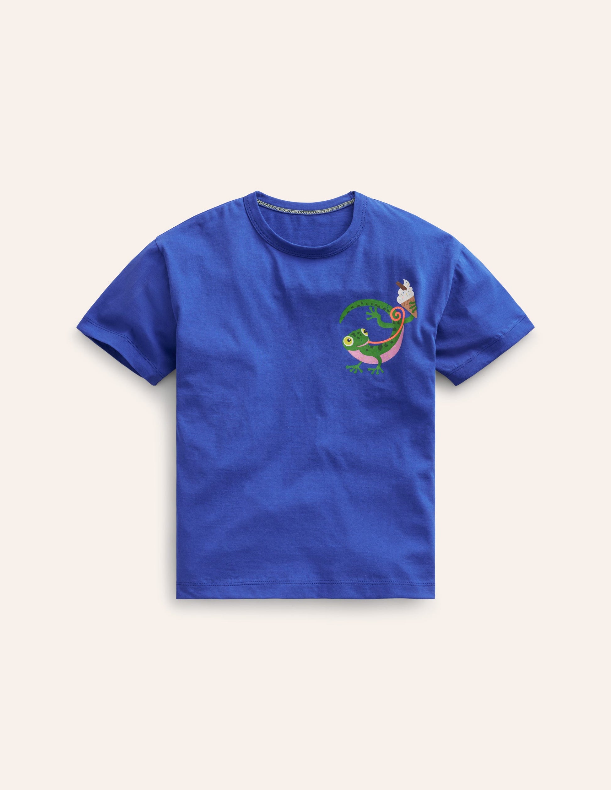 Chest Logo T-shirt-Bluing Gecko-1