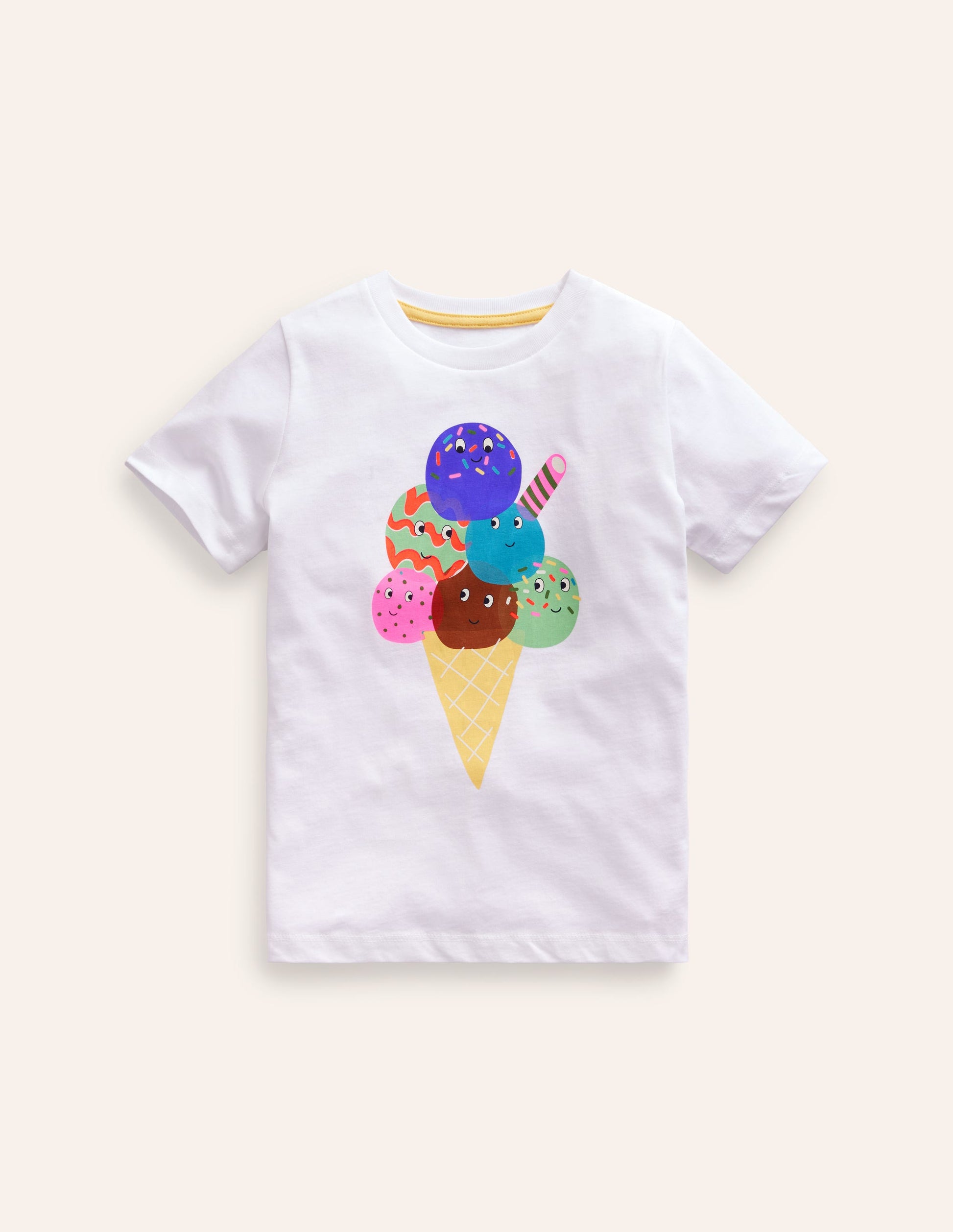 Ice cream T-shirt-White Ice Cream-1