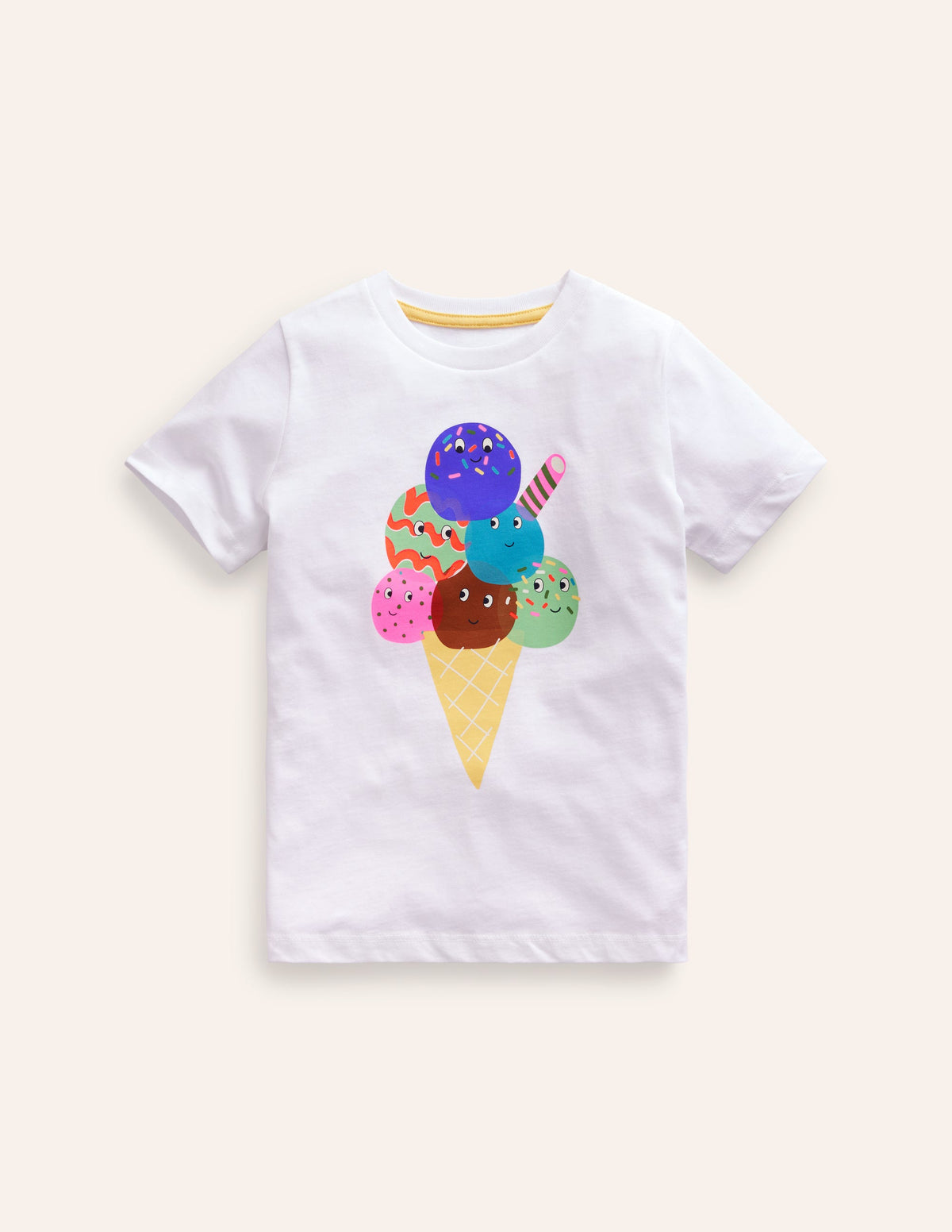 Ice cream T-shirt-White Ice Cream - Image 1