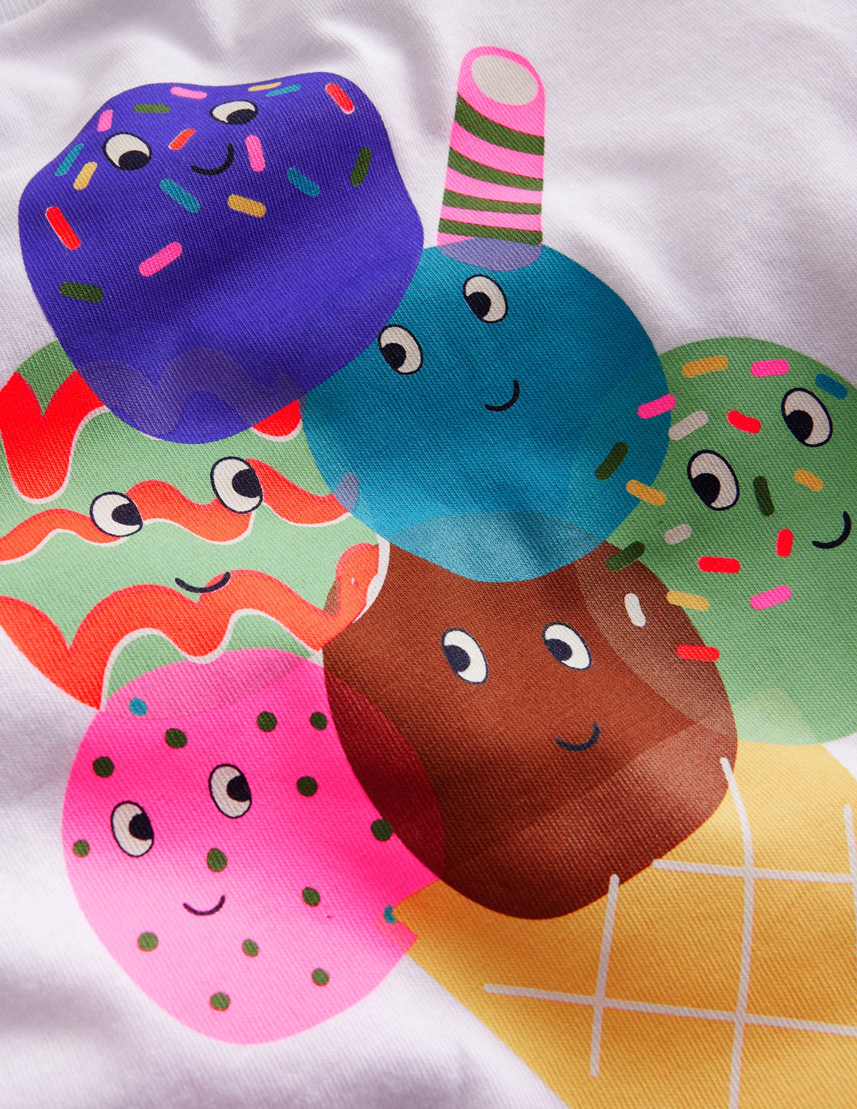 Ice cream T-shirt-White Ice Cream - Image 3