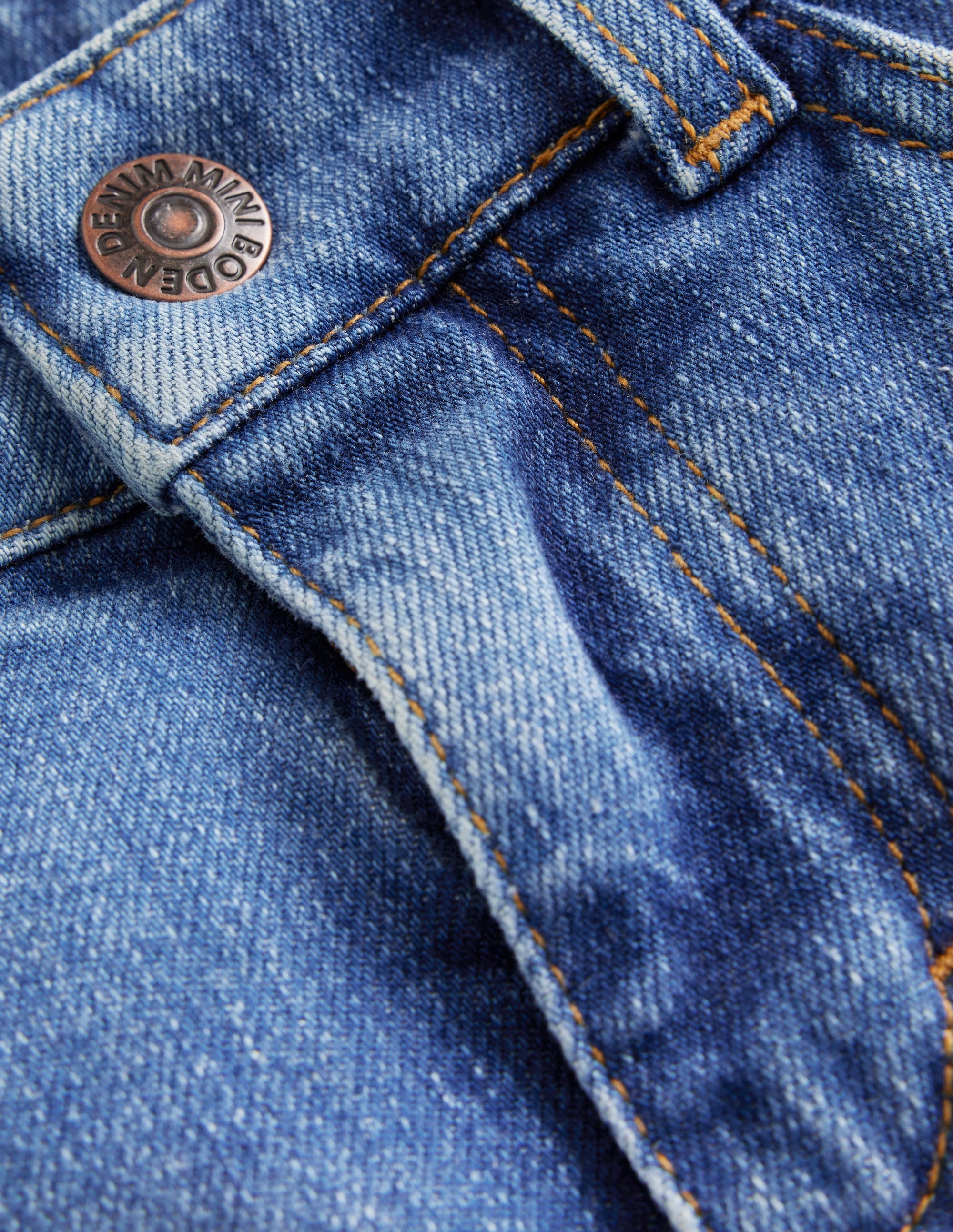 Denim Shorts-Mid Denim - Image 3